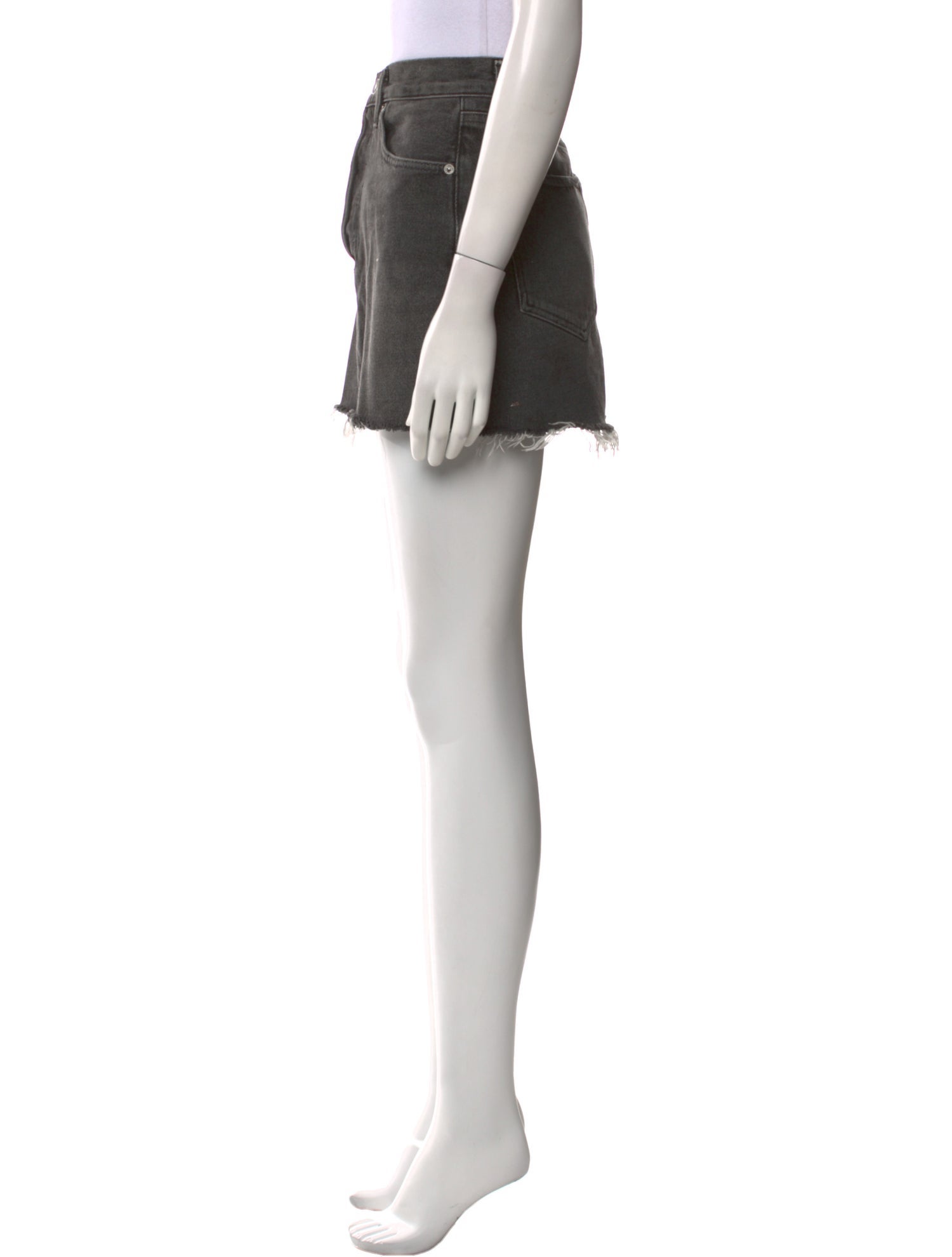 AGOLDE Distressed Accents Mini Skirt