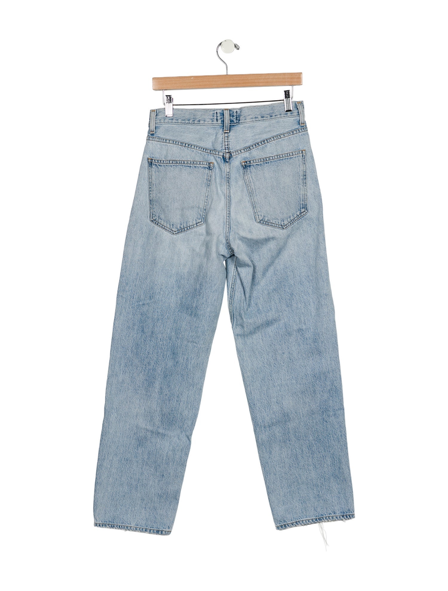 AGOLDE High-Rise Straight Leg Jeans