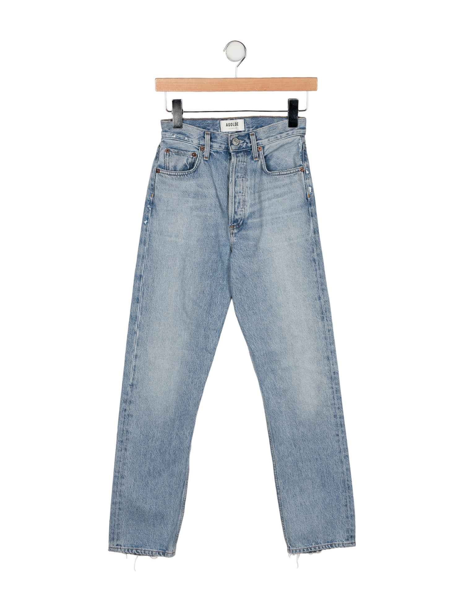 AGOLDE High-Rise Straight Leg Jeans