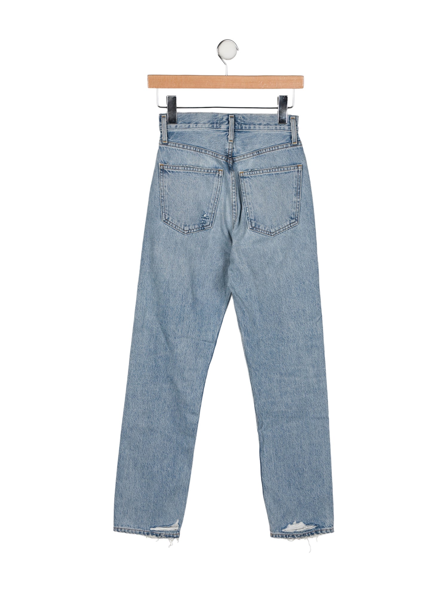 AGOLDE High-Rise Straight Leg Jeans