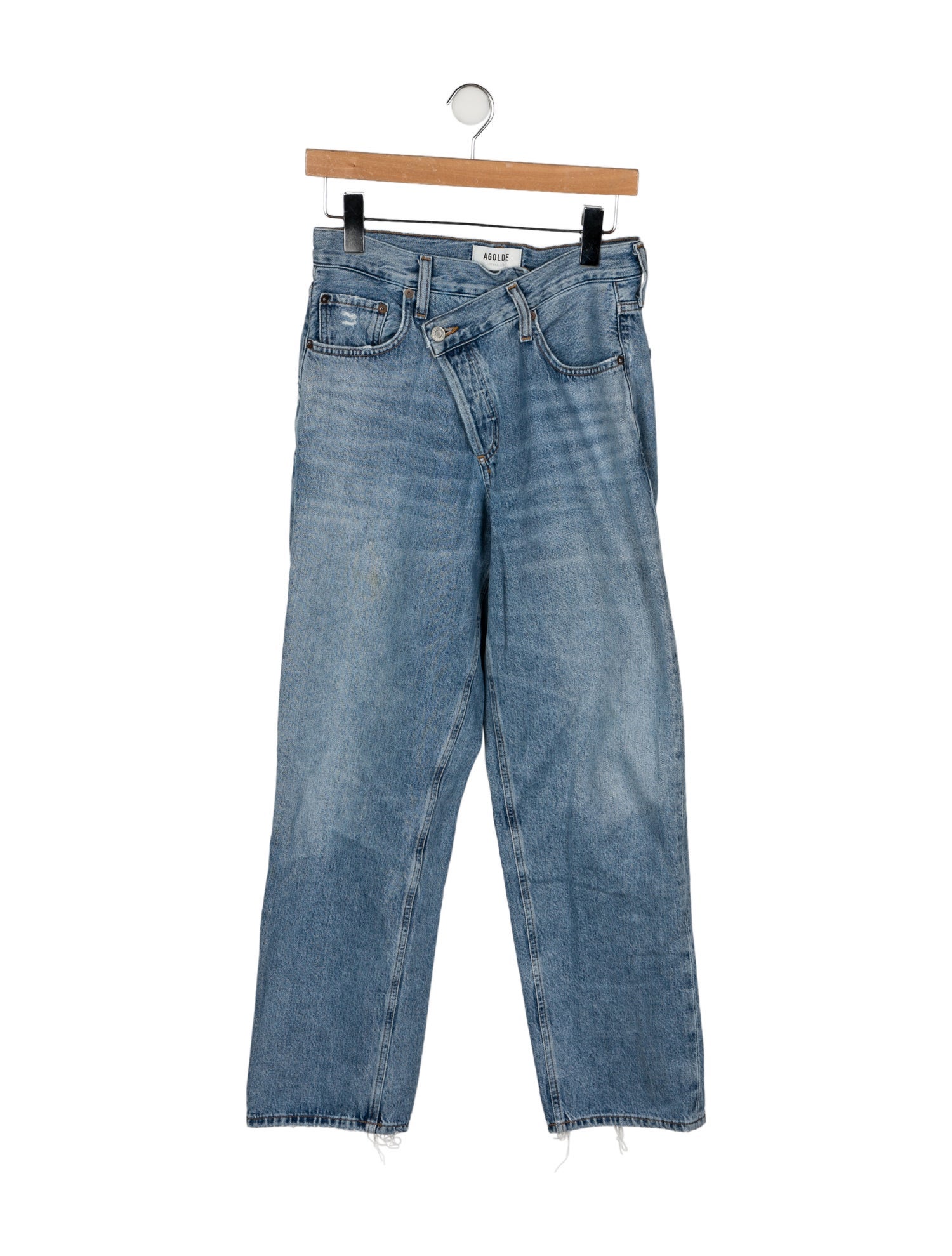 AGOLDE High-Rise Straight Leg Jeans