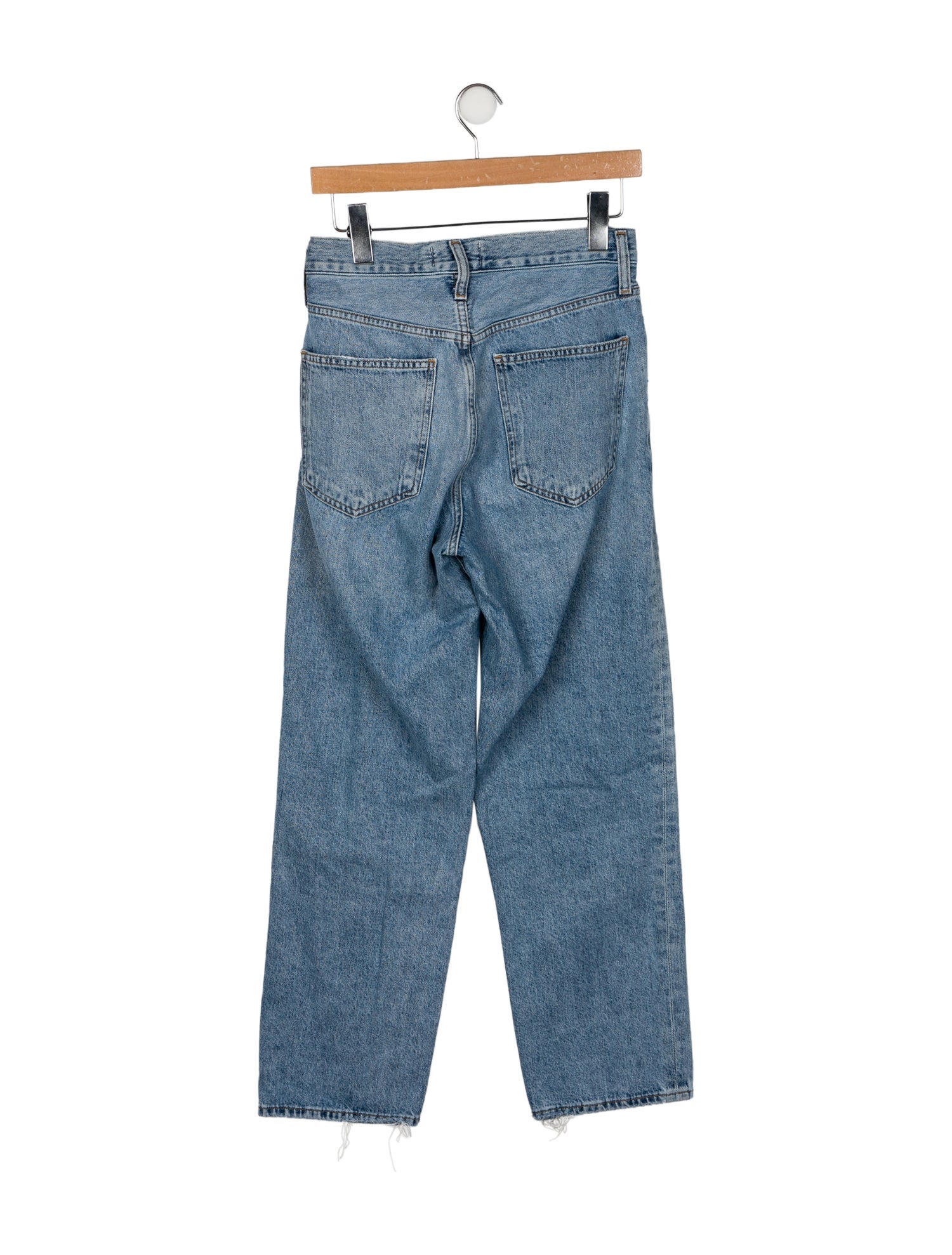 AGOLDE High-Rise Straight Leg Jeans