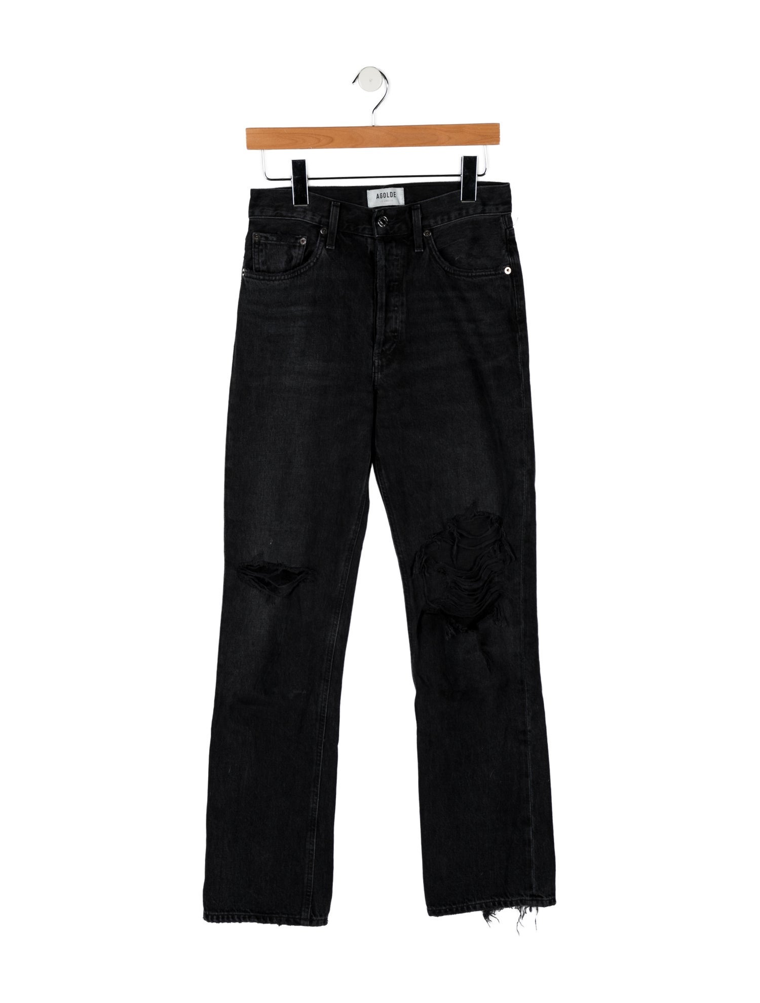 AGOLDE High-Rise Straight Leg Jeans