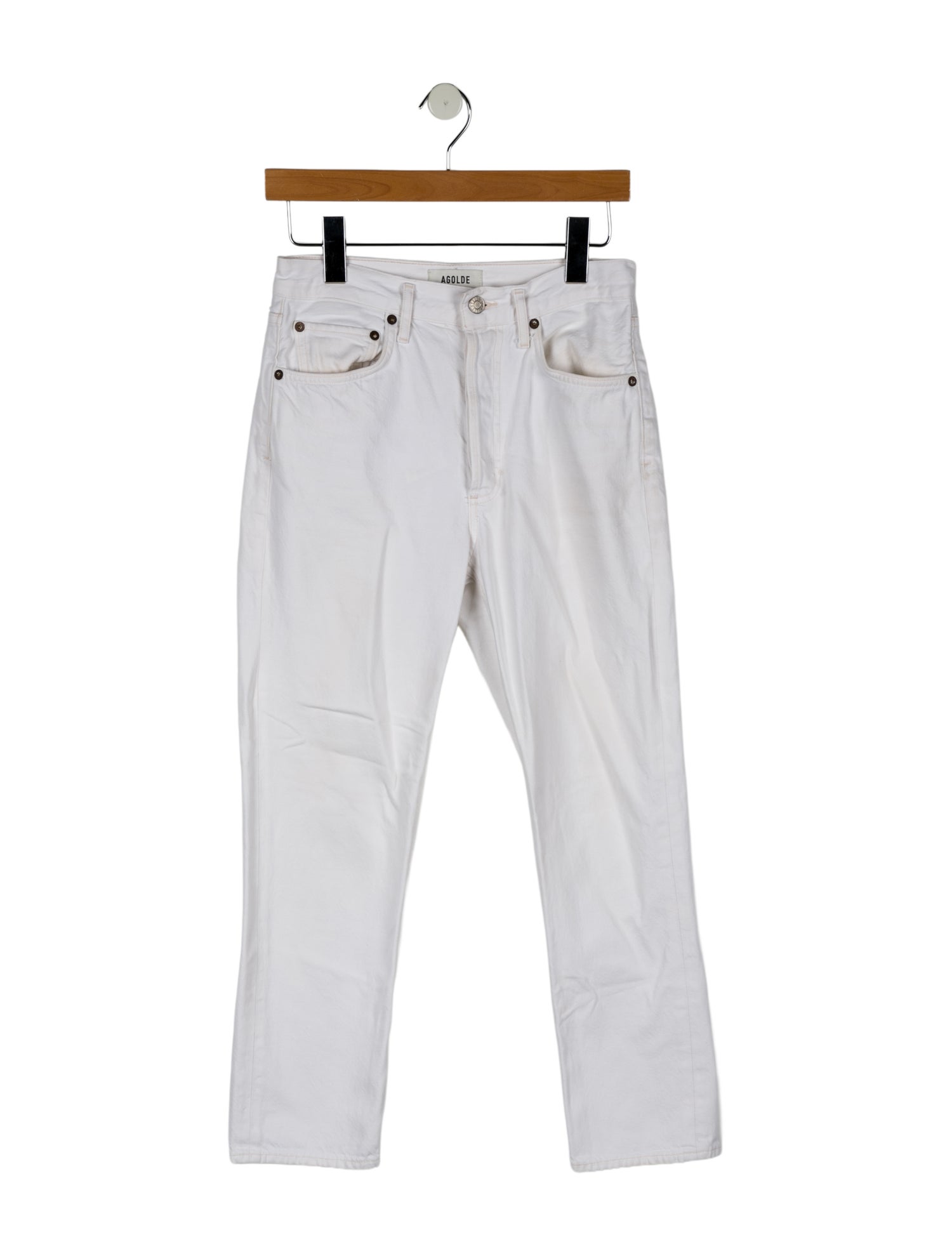 AGOLDE High-Rise Straight Leg Jeans