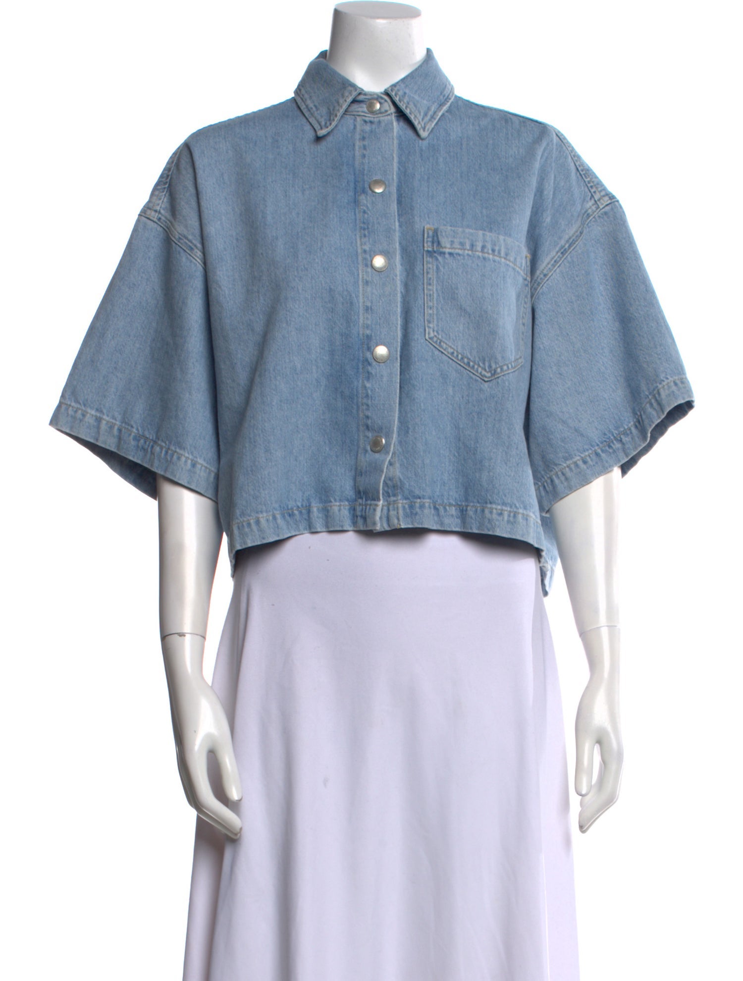 AGOLDE Short Sleeve Crop Top