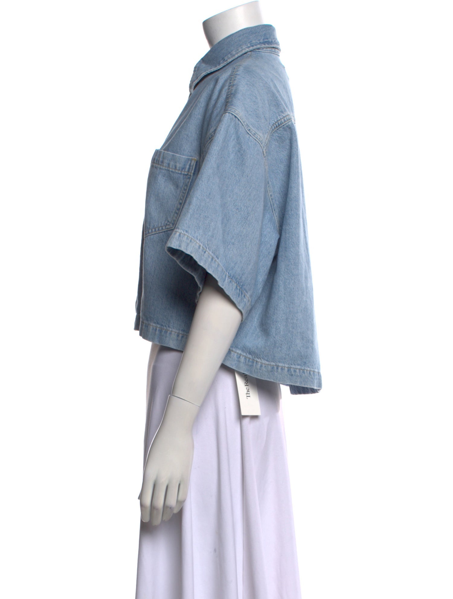 AGOLDE Short Sleeve Crop Top