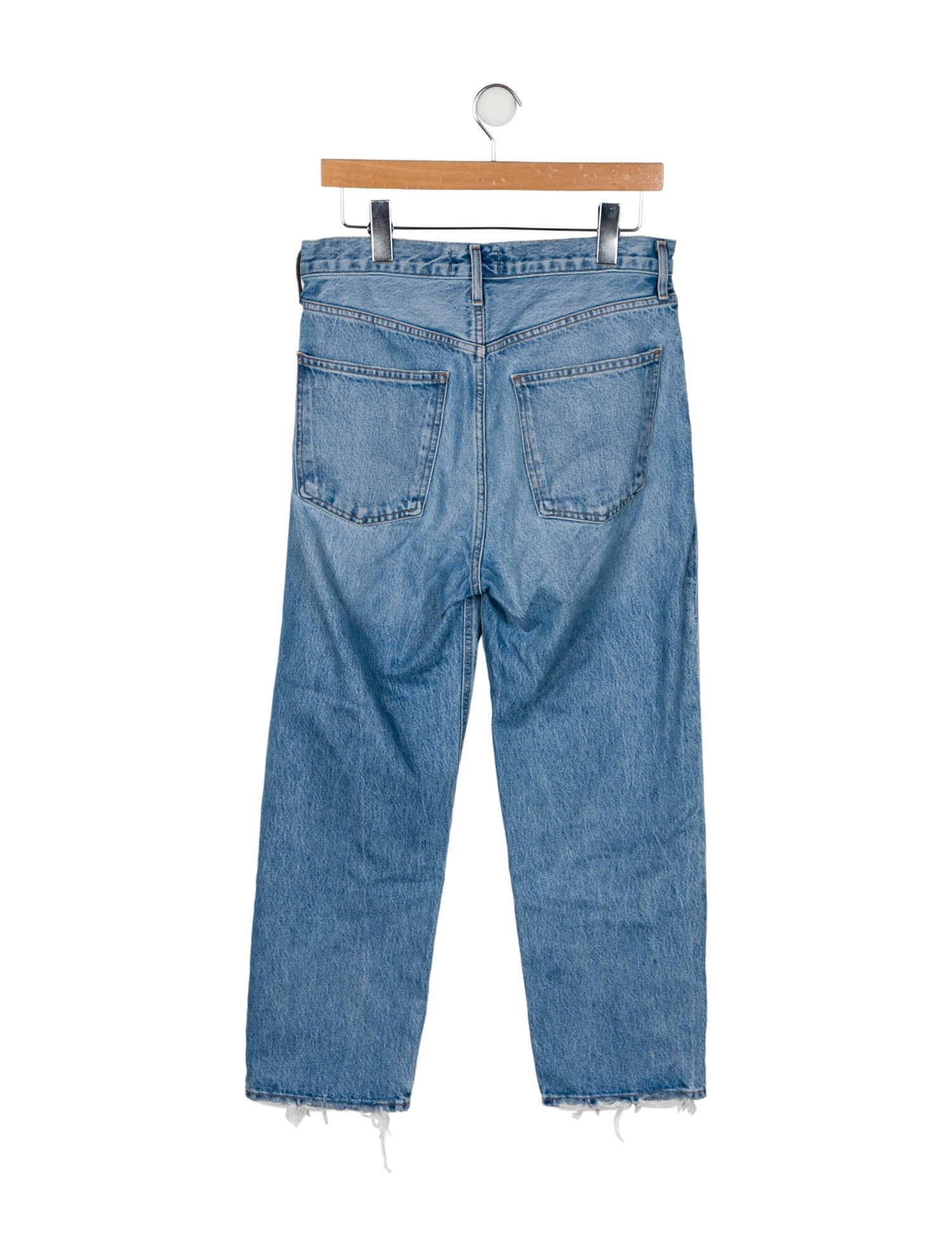 AGOLDE High-Rise Straight Leg Jeans