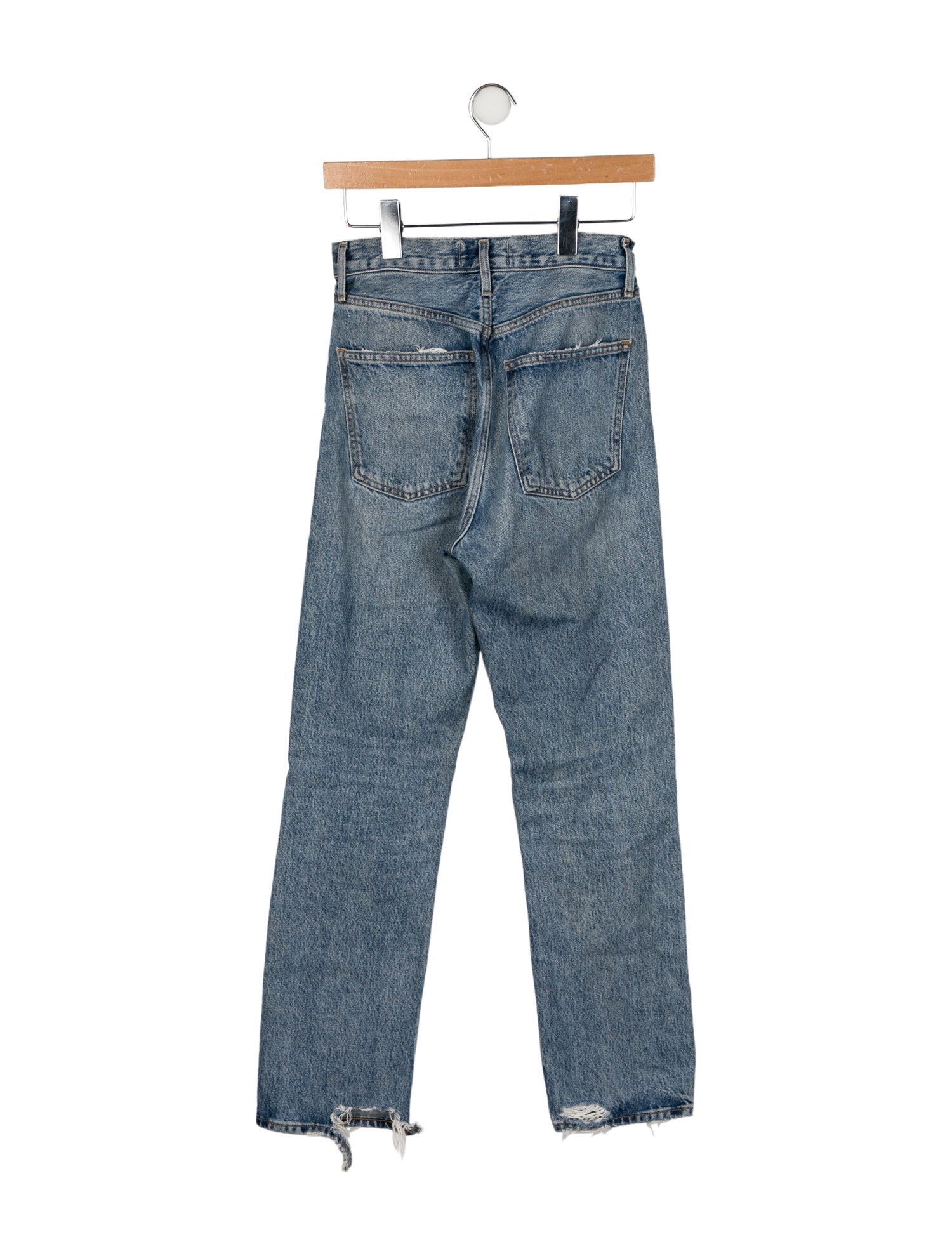 AGOLDE High-Rise Straight Leg Jeans