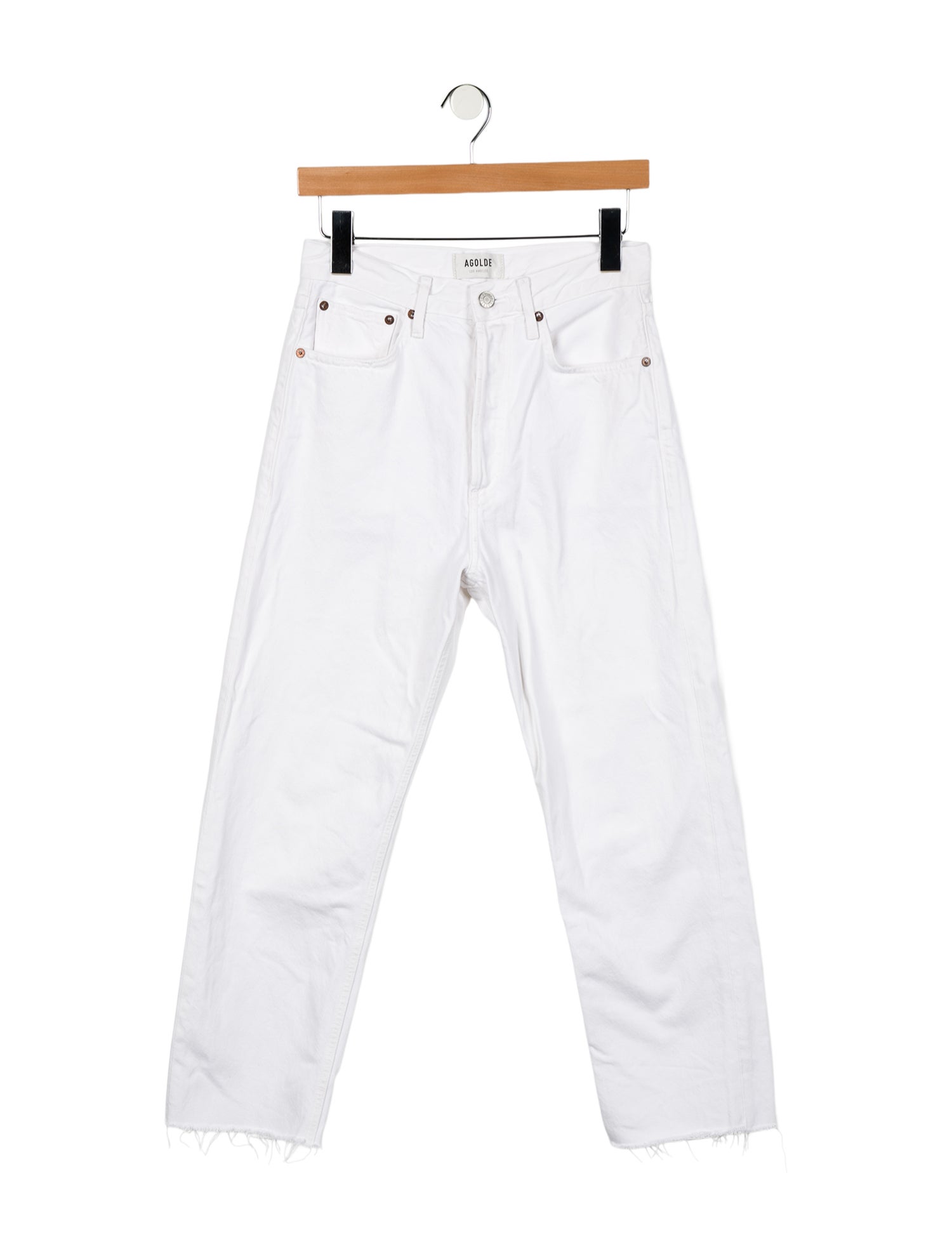AGOLDE High-Rise Straight Leg Jeans