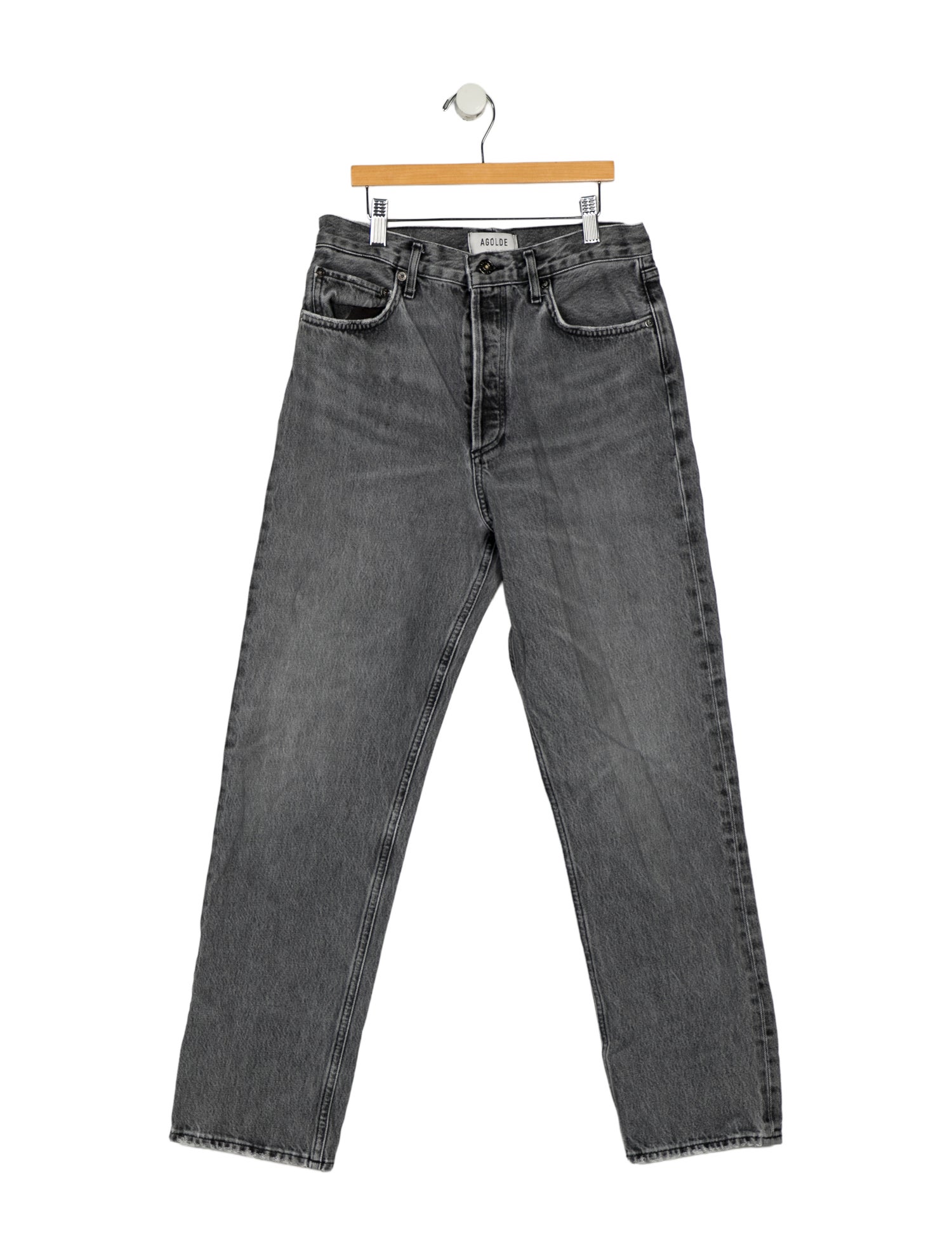 AGOLDE High-Rise Straight Leg Jeans