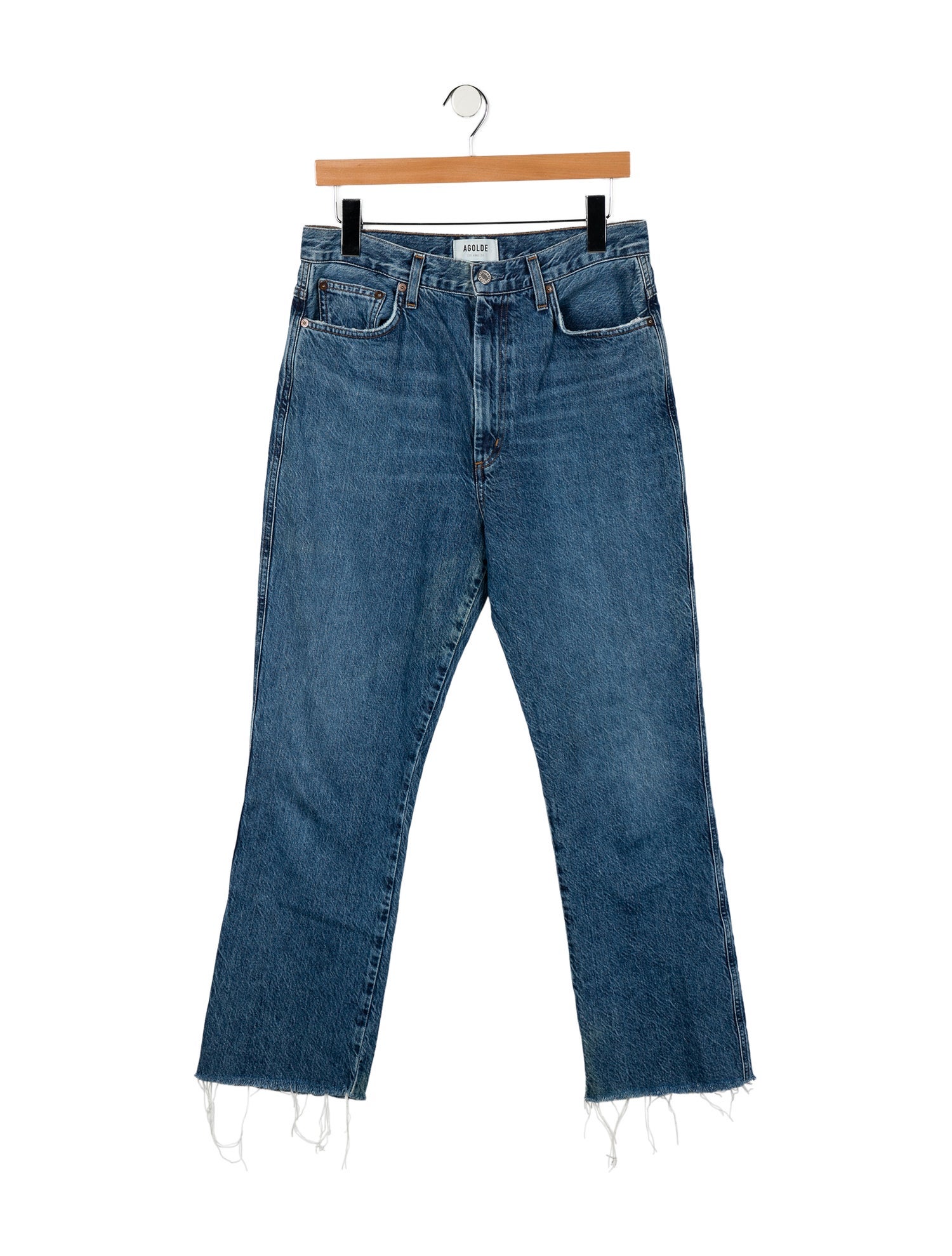 AGOLDE High-Rise Straight Leg Jeans