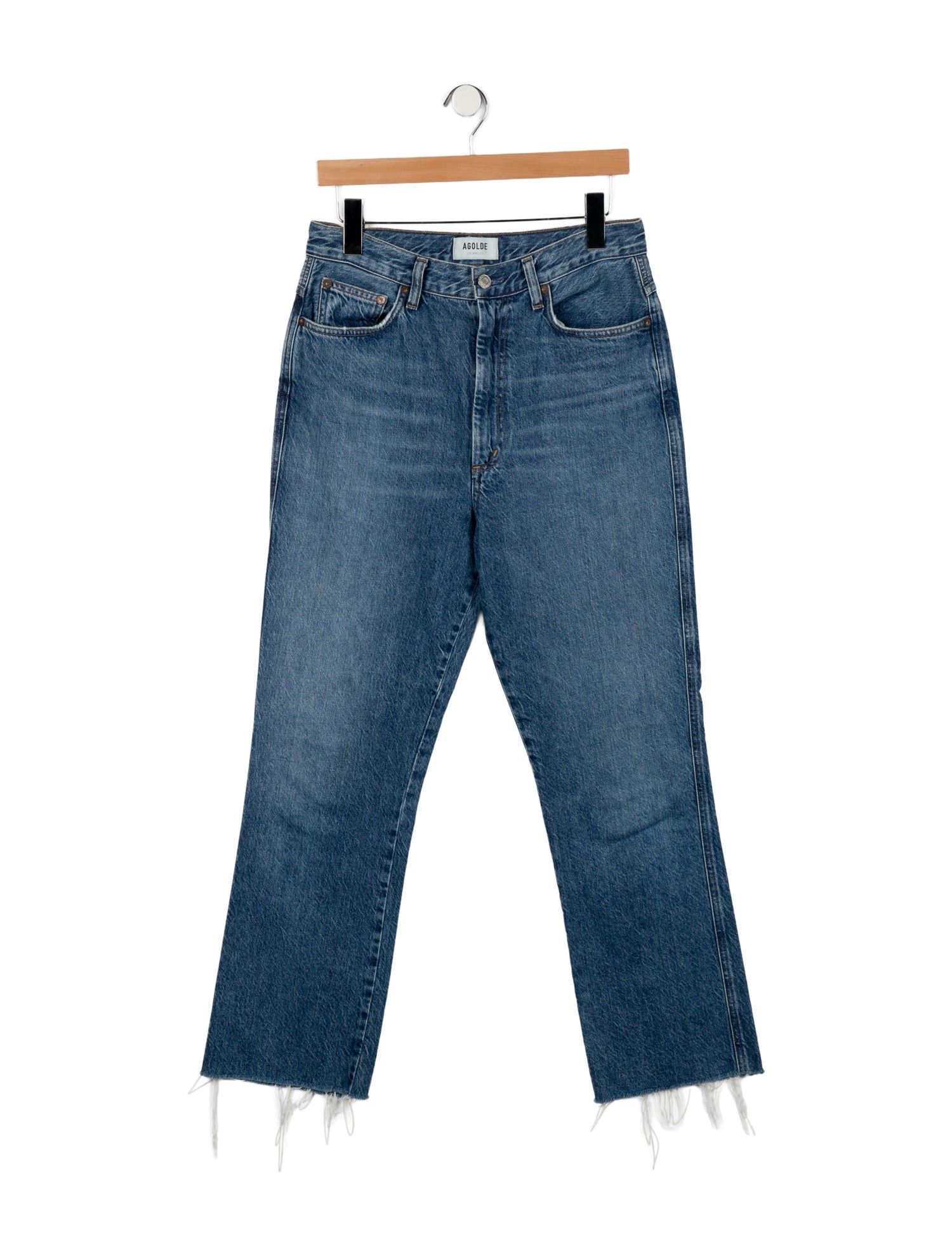 AGOLDE High-Rise Straight Leg Jeans