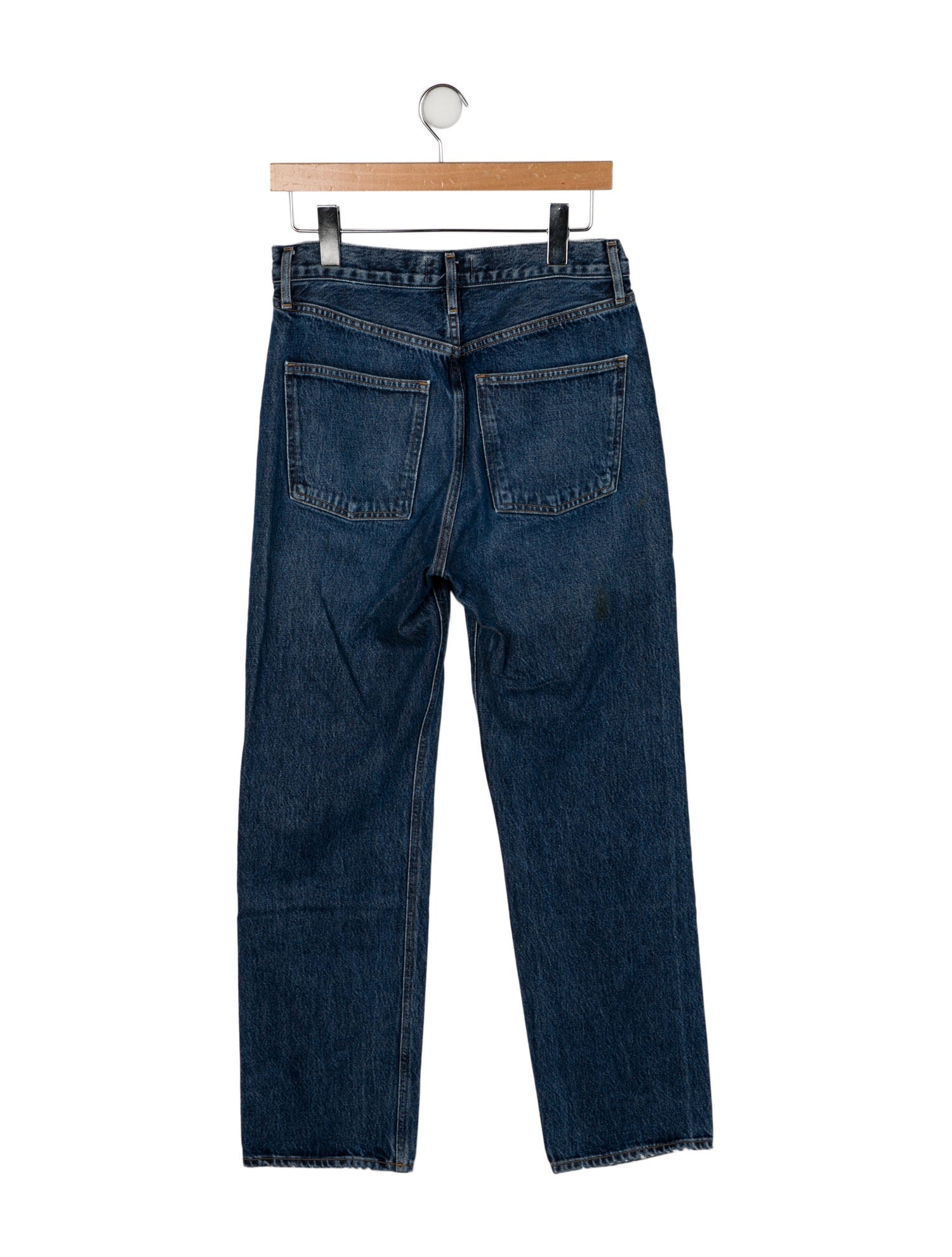 AGOLDE High-Rise Straight Leg Jeans