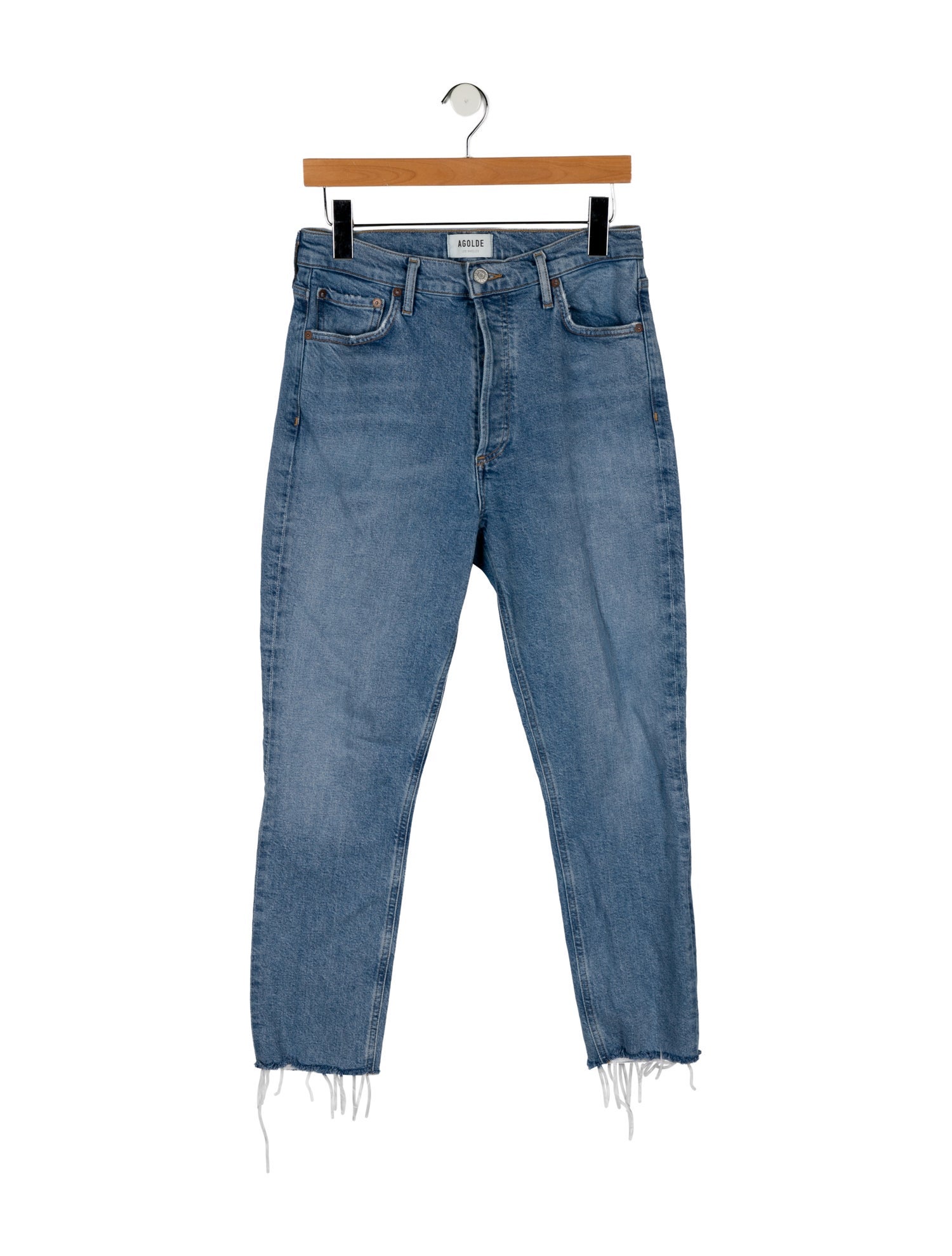 AGOLDE High-Rise Skinny Leg Jeans