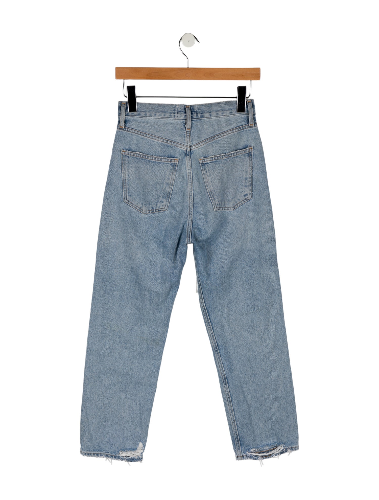 AGOLDE High-Rise Straight Leg Jeans