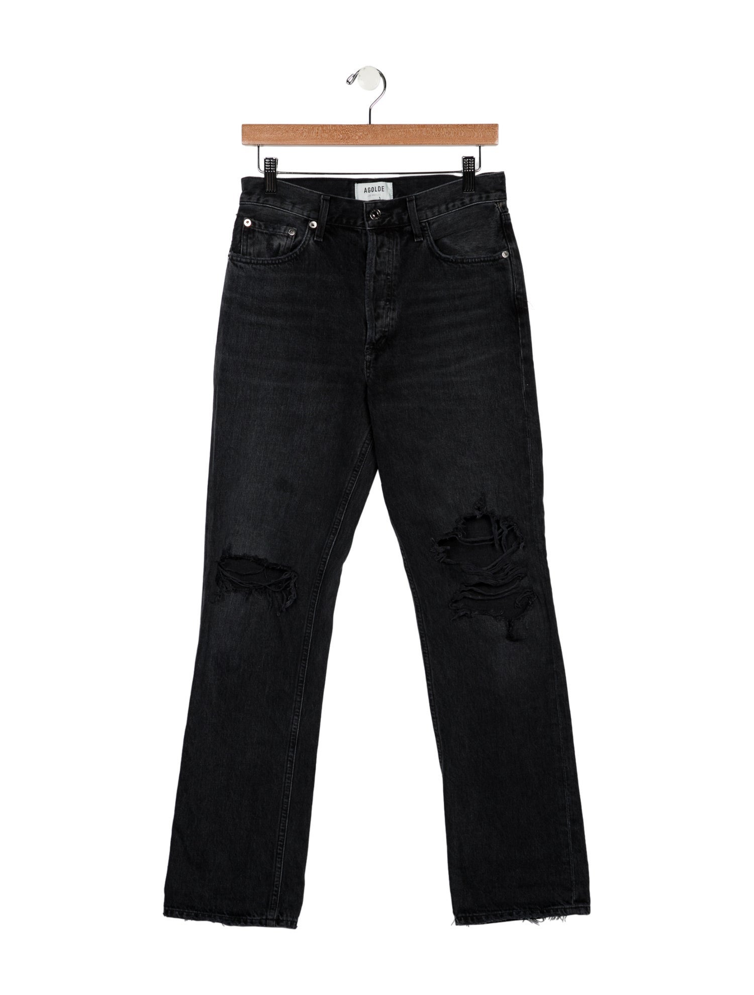 AGOLDE High-Rise Straight Leg Jeans
