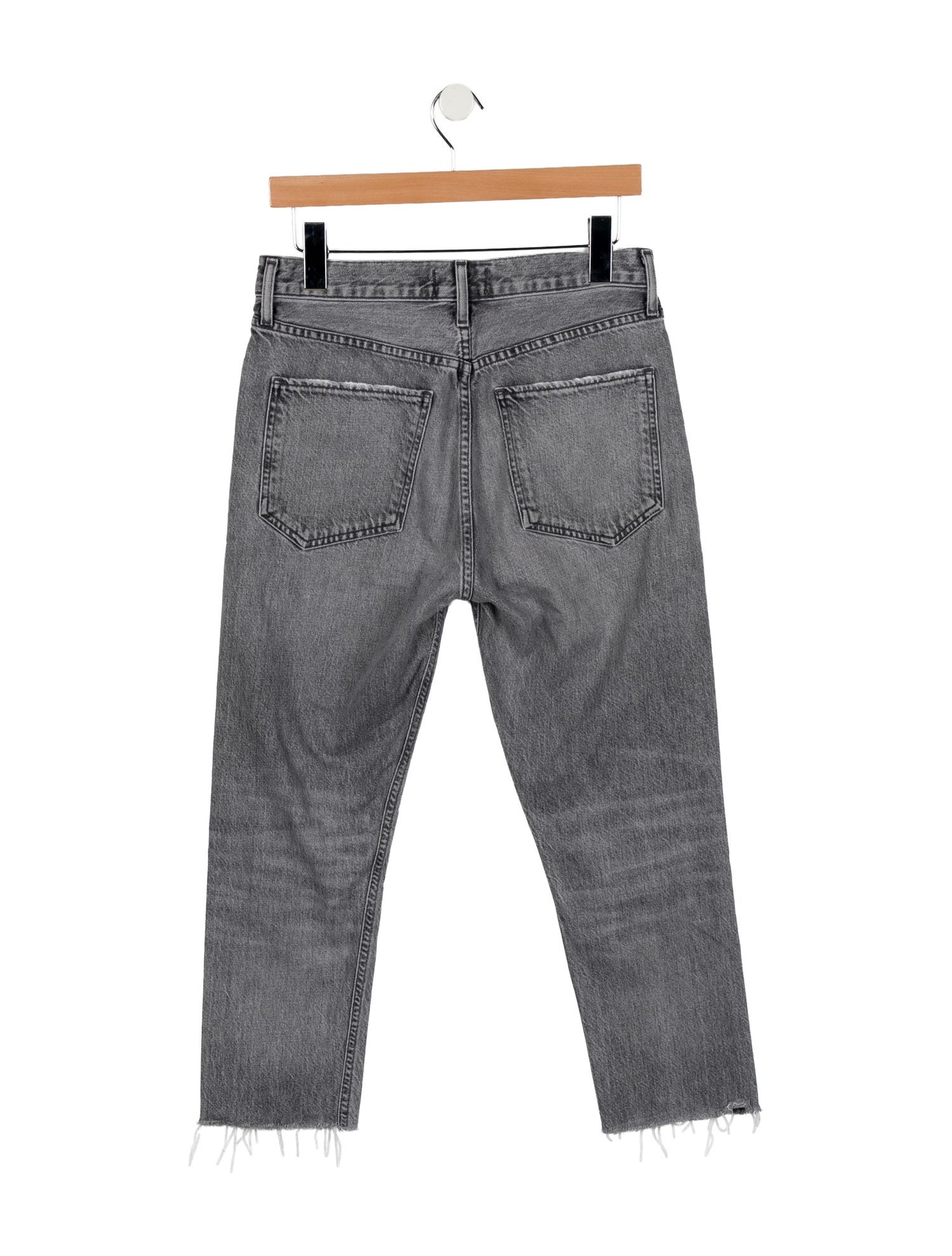 AGOLDE Mid-Rise Straight Leg Jeans