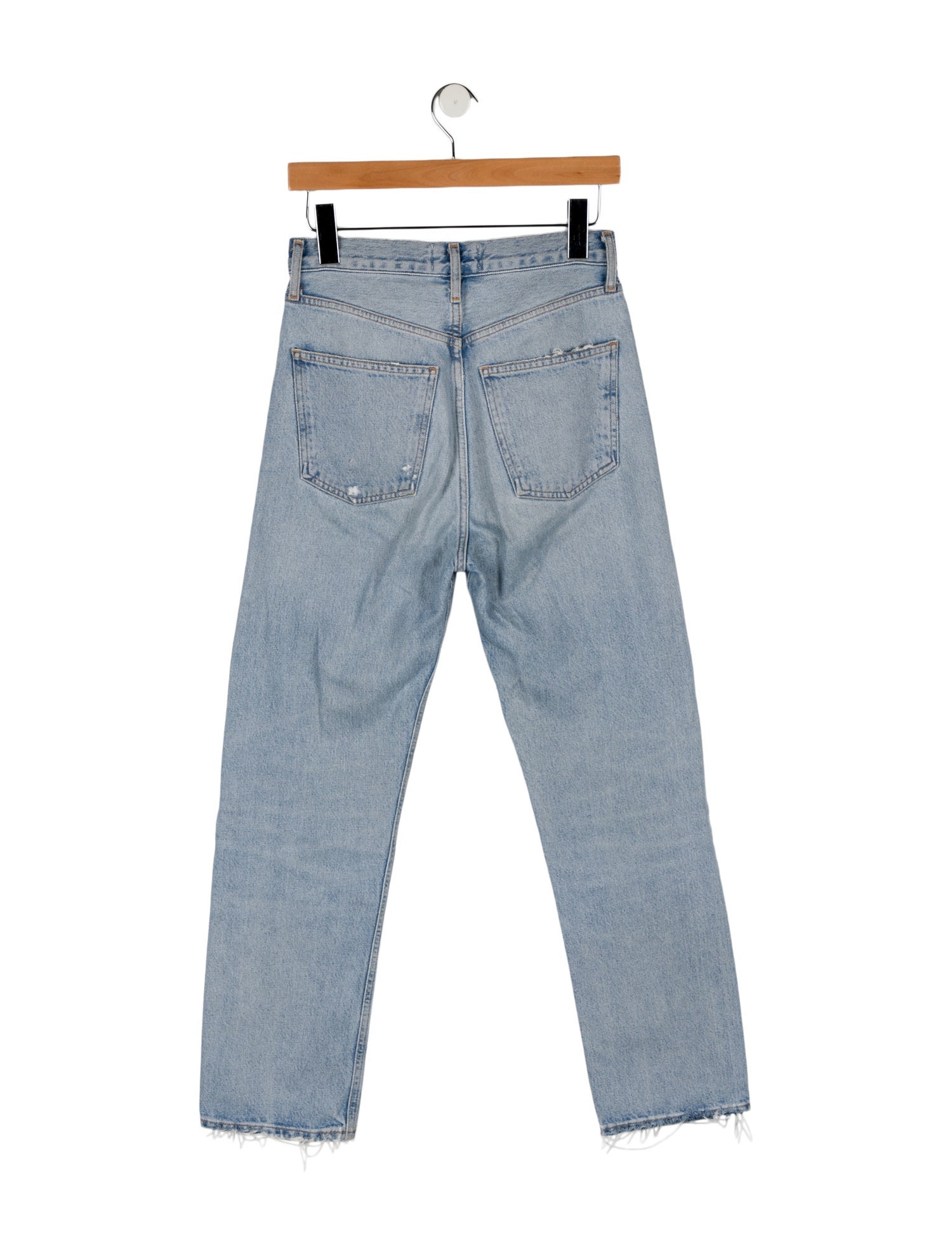 AGOLDE Mid-Rise Straight Leg Jeans
