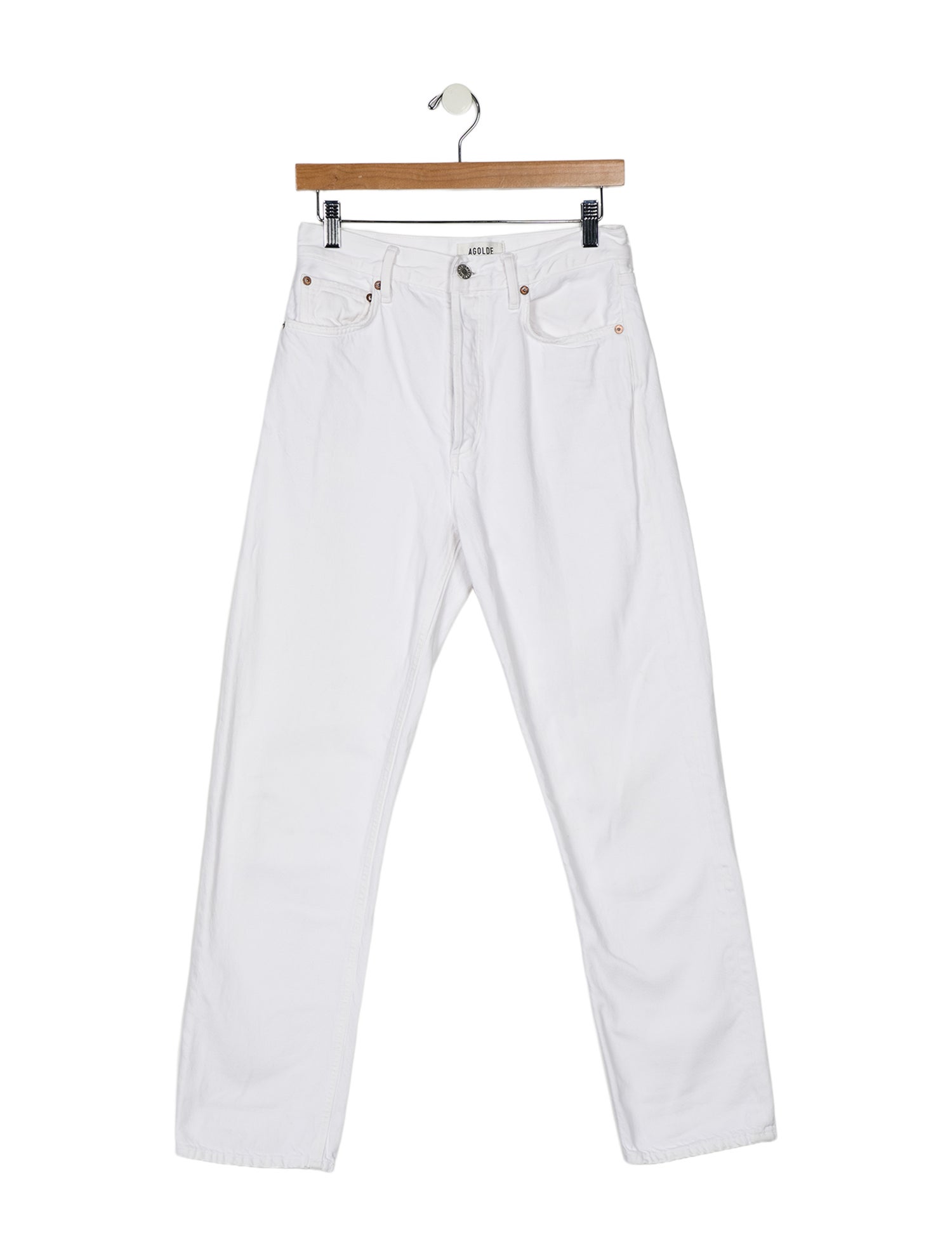 AGOLDE High-Rise Straight Leg Jeans