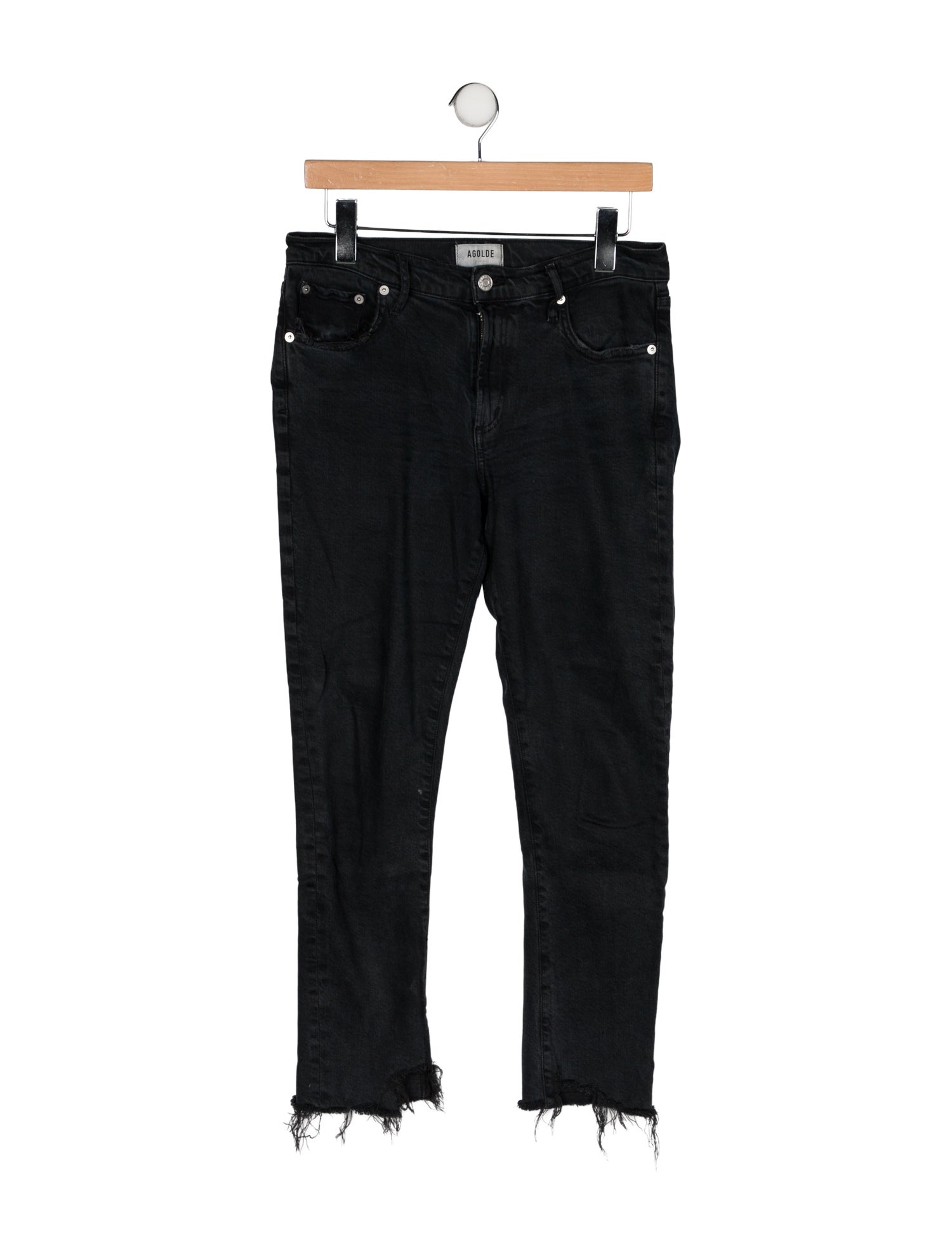 AGOLDE Mid-Rise Straight Leg Jeans