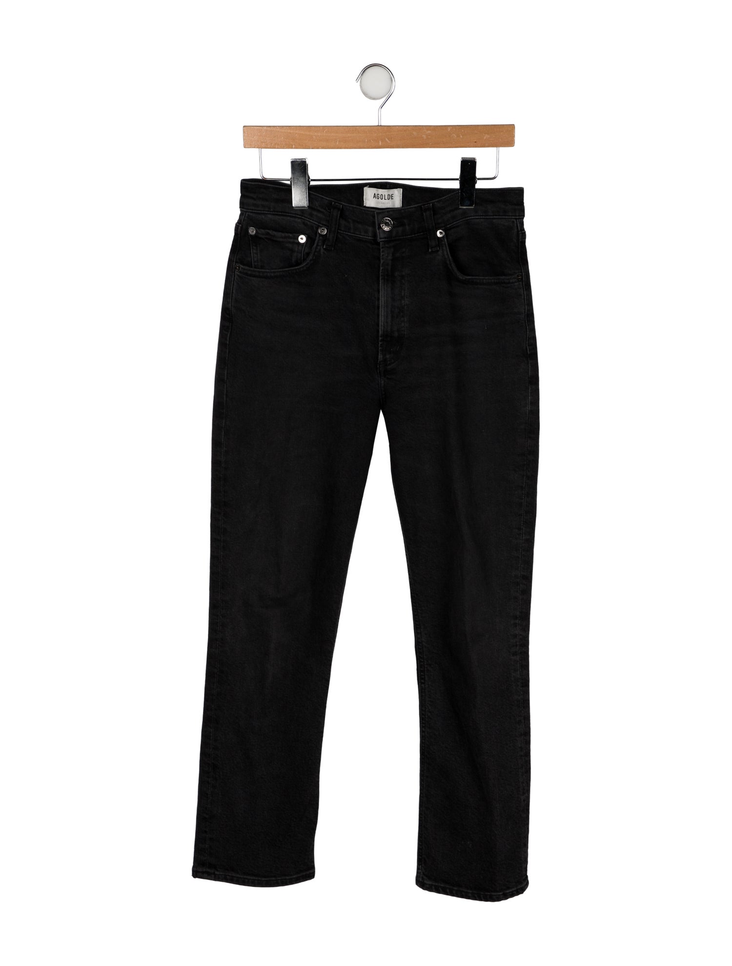AGOLDE High-Rise Straight Leg Jeans