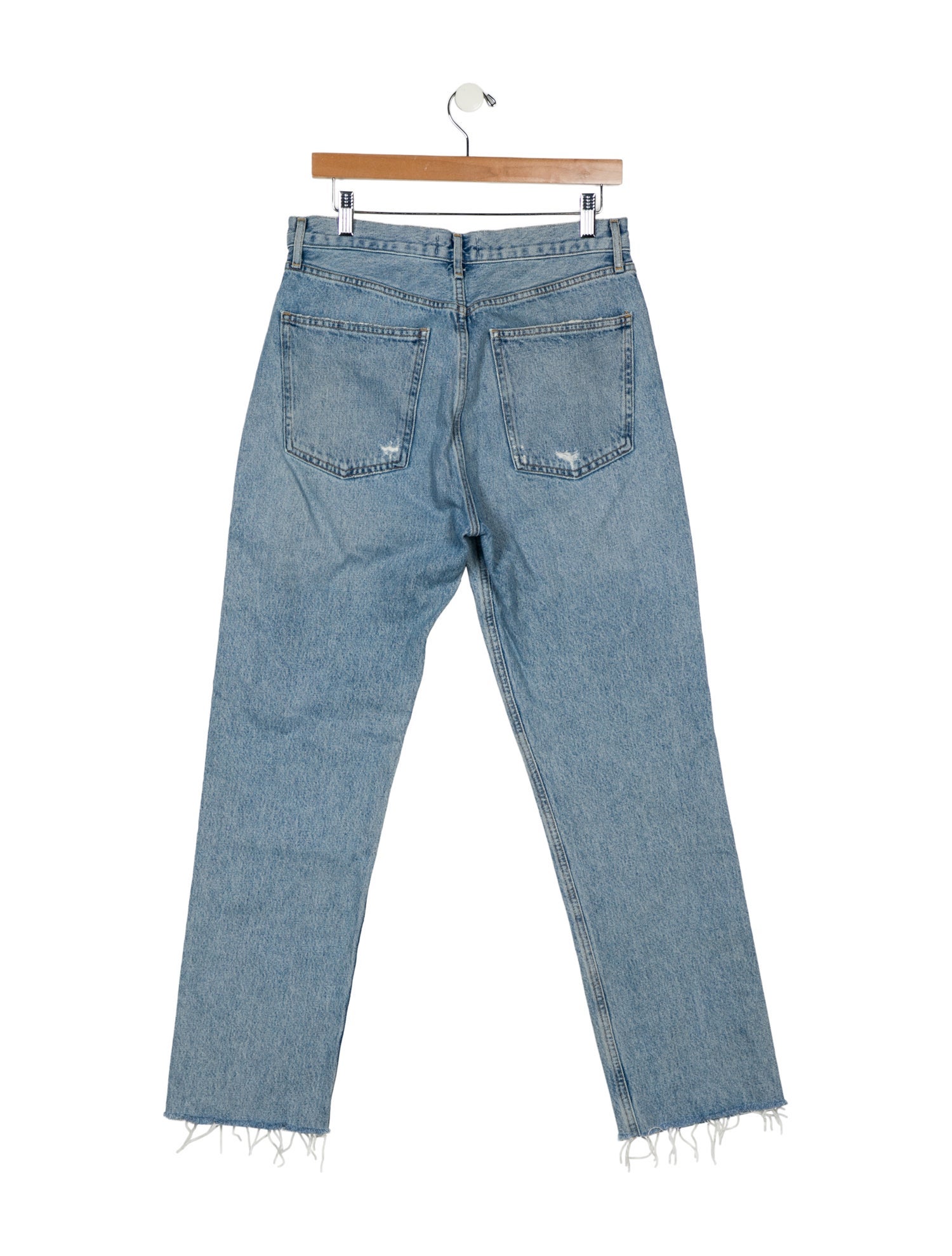 AGOLDE High-Rise Straight Leg Jeans