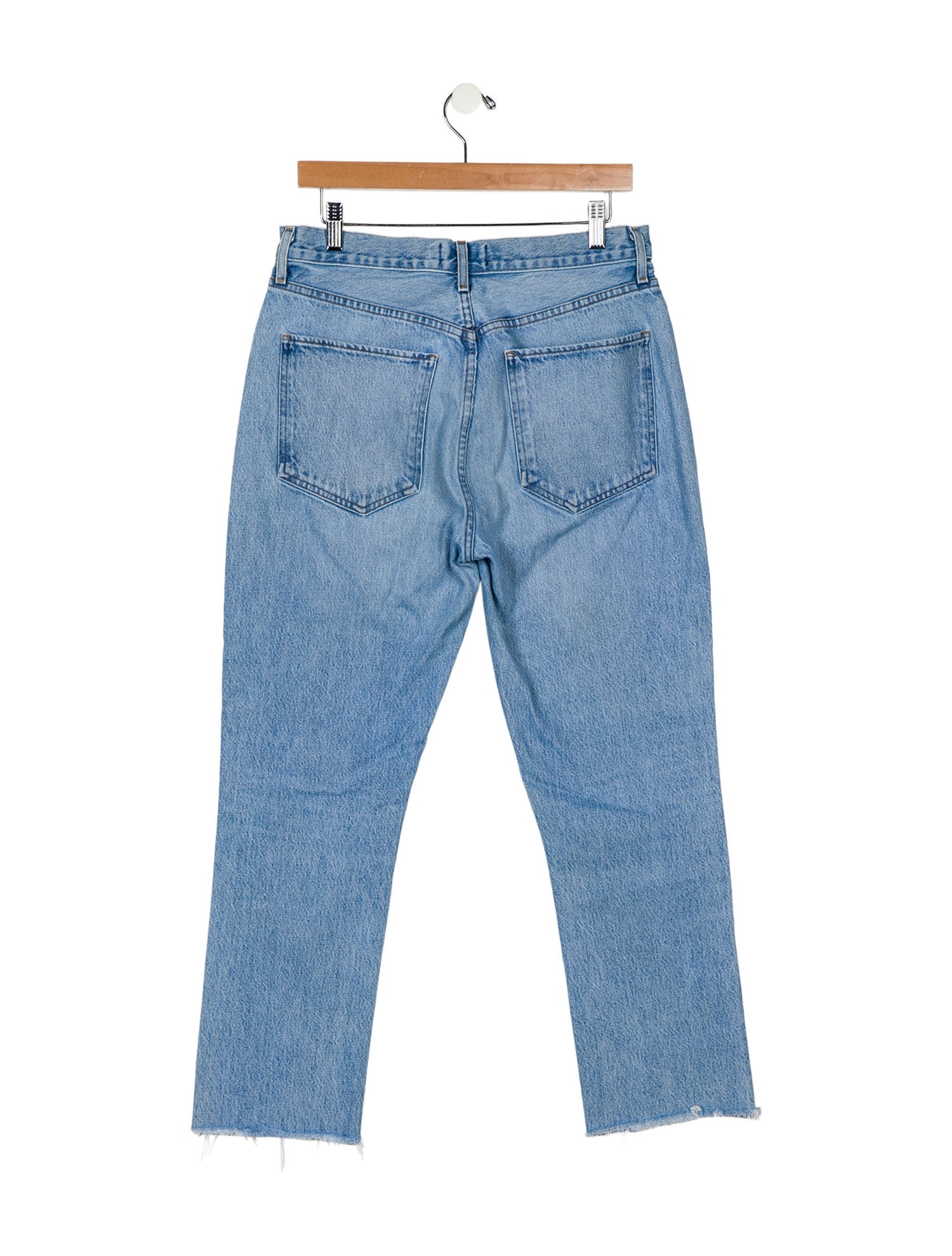 AGOLDE High-Rise Straight Leg Jeans