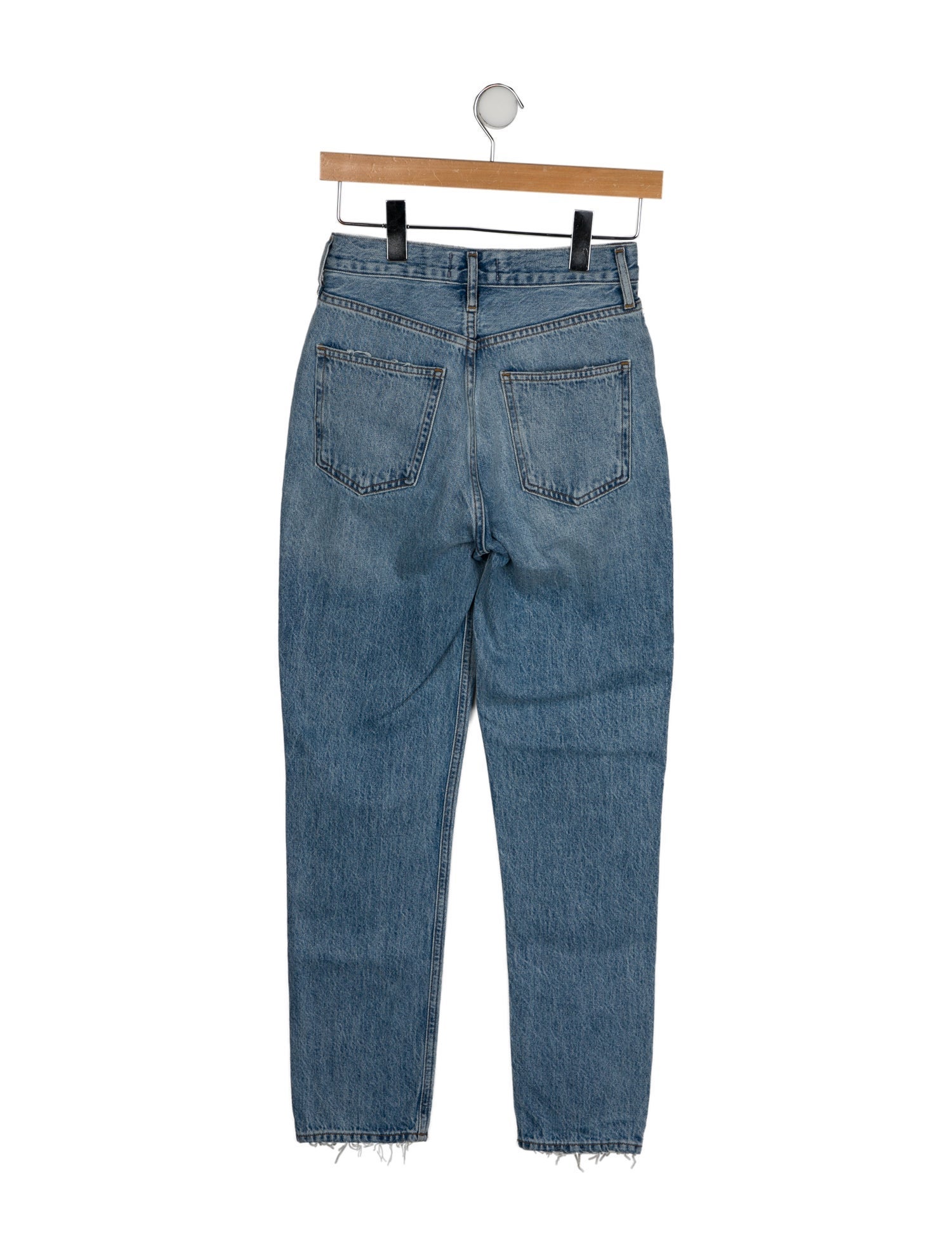 AGOLDE High-Rise Straight Leg Jeans