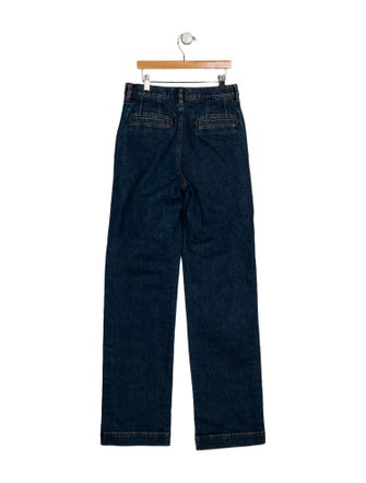 A.P.C. X GOOP Mid-Rise Wide Leg Jeans