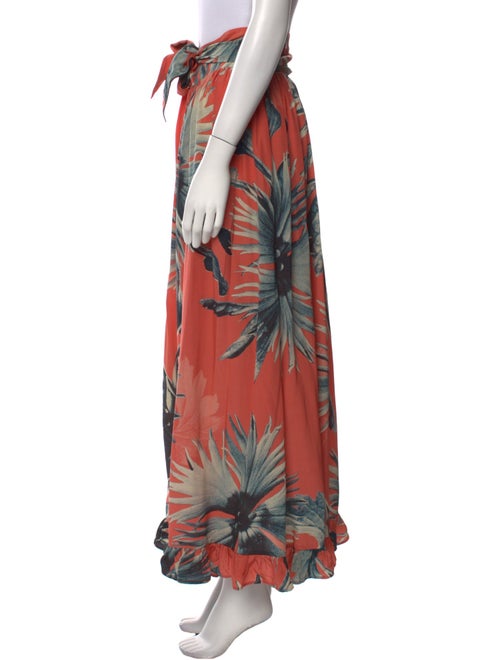 Adriana Degreas Silk Long Skirt