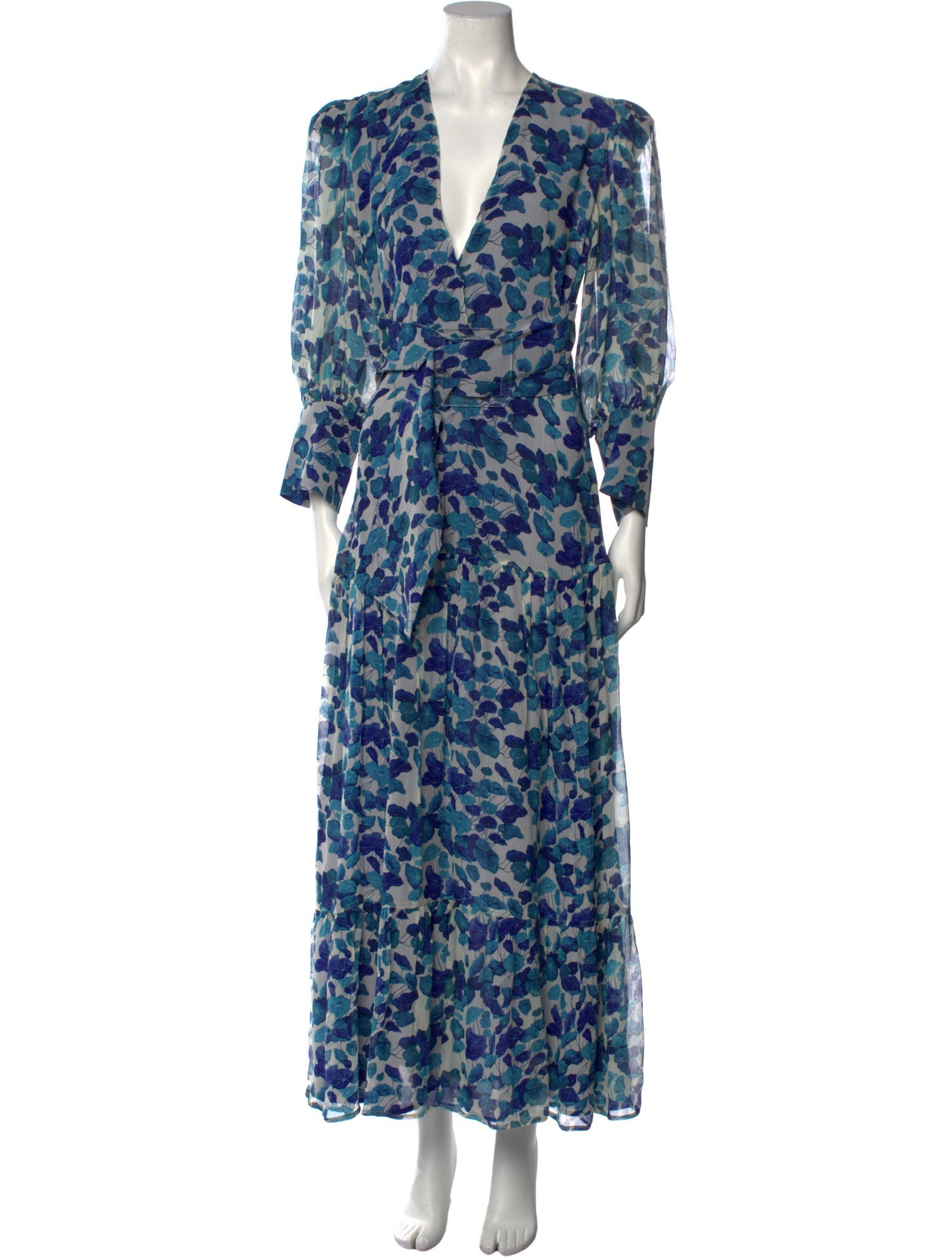Adriana Degreas Silk Long Dress w/ Tags