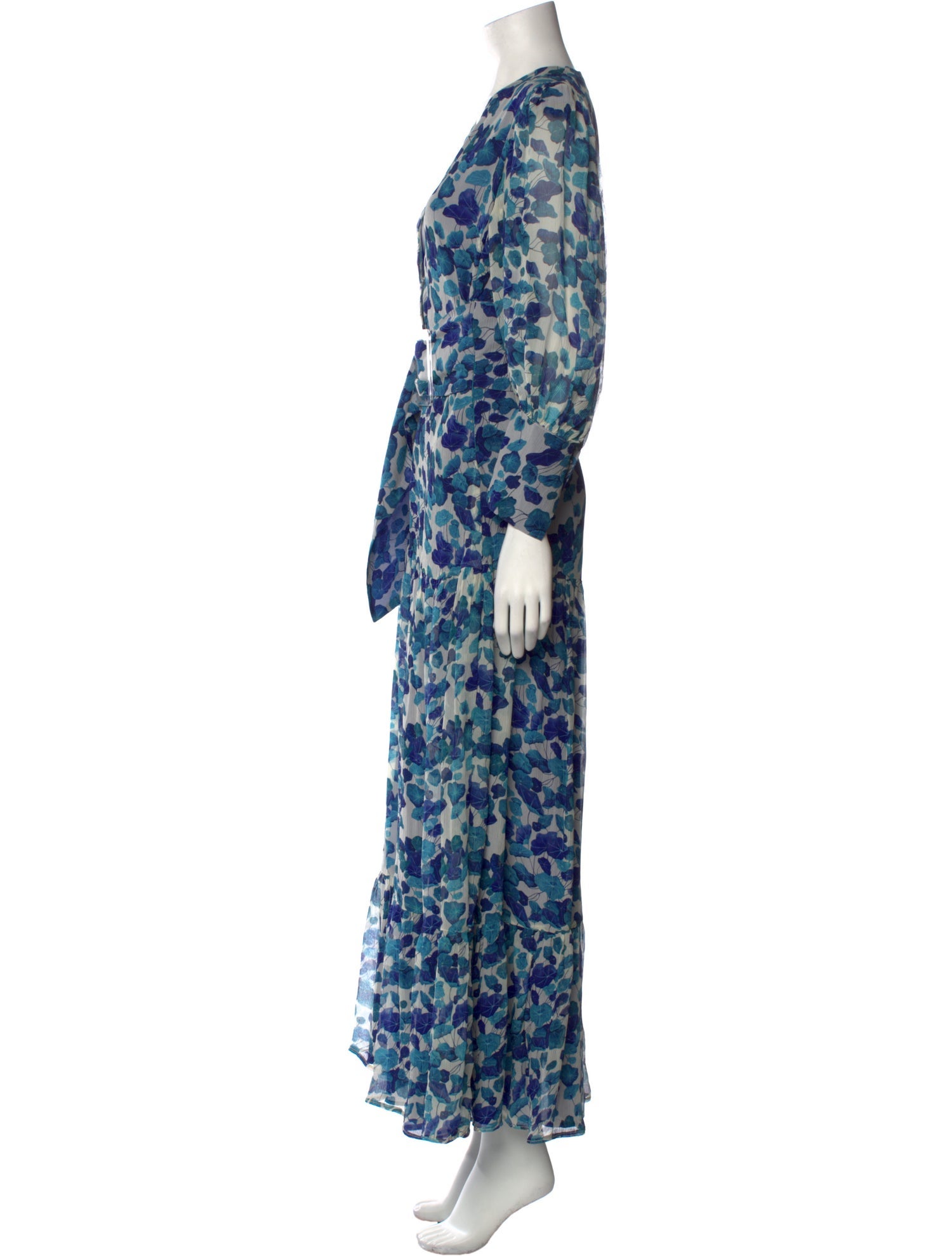 Adriana Degreas Silk Long Dress w/ Tags