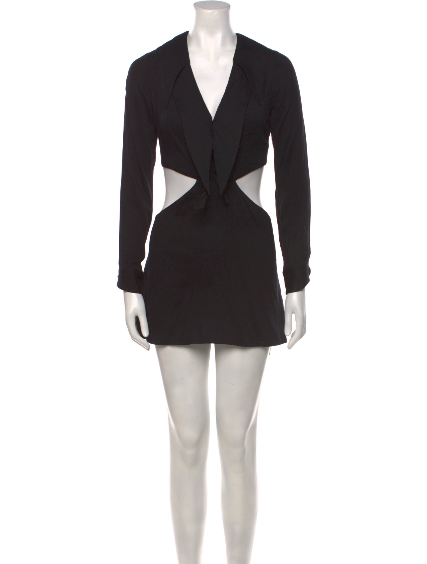 Adriana Degreas V-Neck Mini Dress