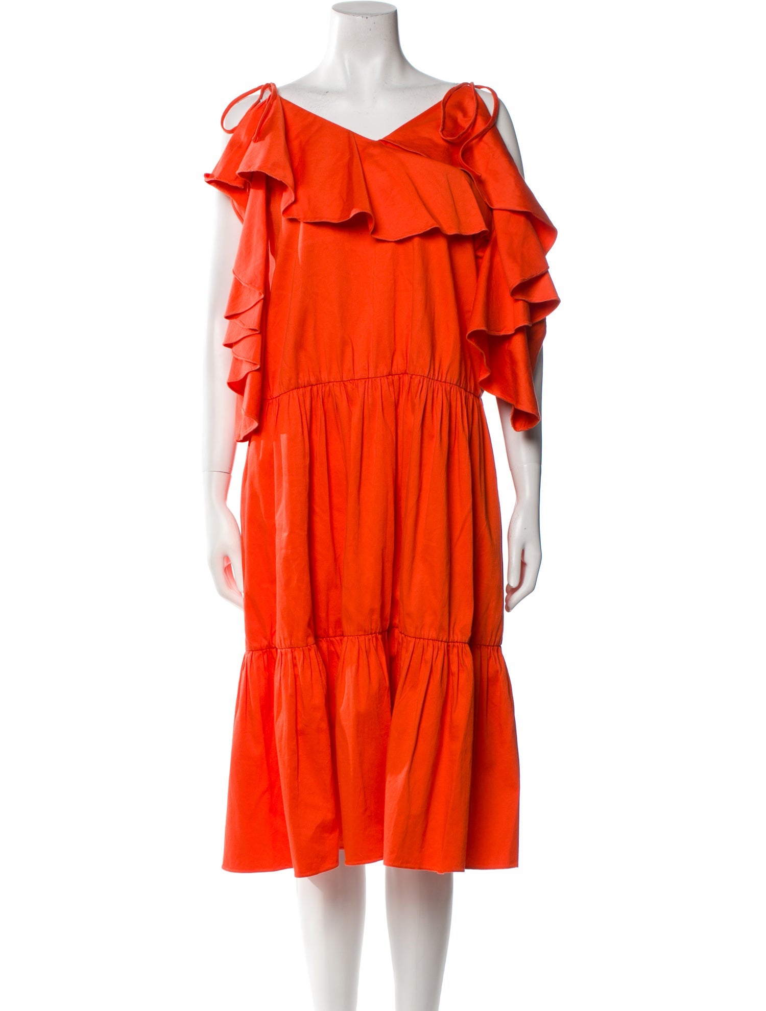 Adriana Degreas V-Neck Long Dress