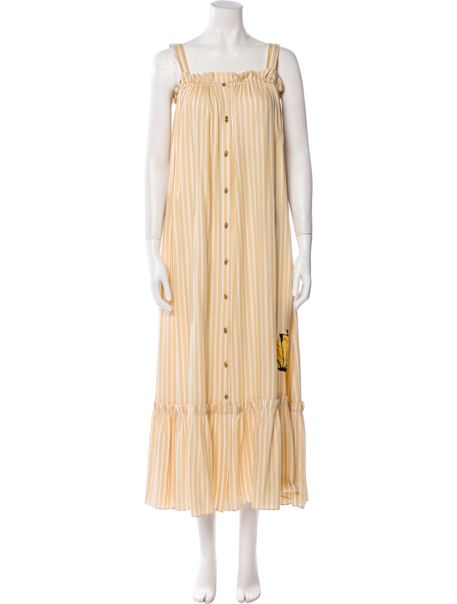 Adriana Degreas Square Neckline Long Dress