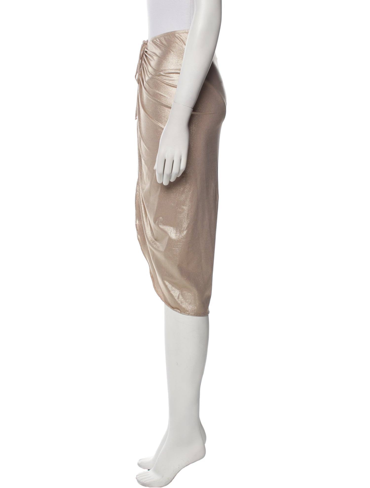 Adriana Degreas Wool Knee-Length Skirt