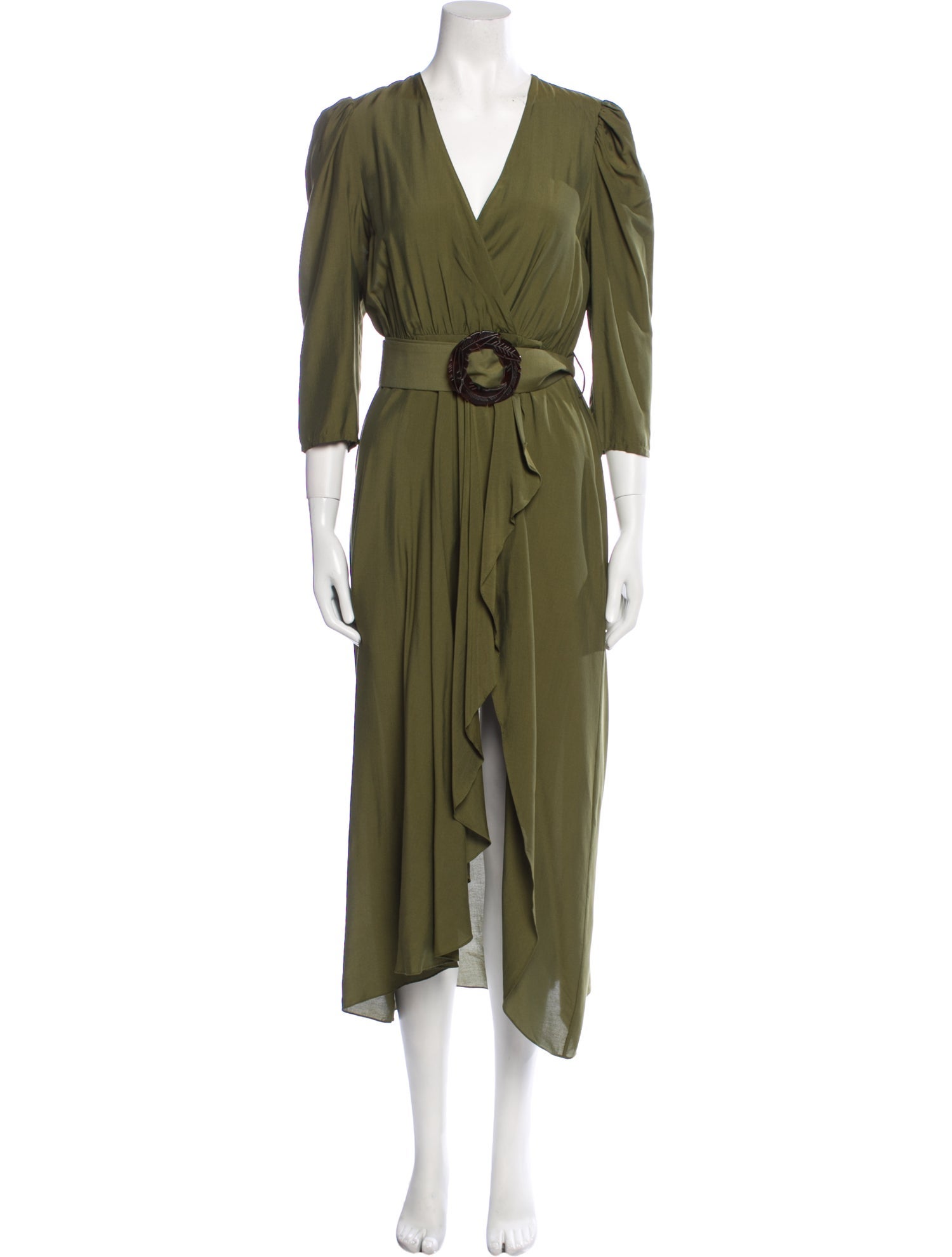 Adriana Degreas V-Neck Long Dress