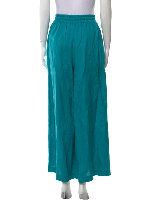 Adriana Degreas Linen Wide Leg Pants