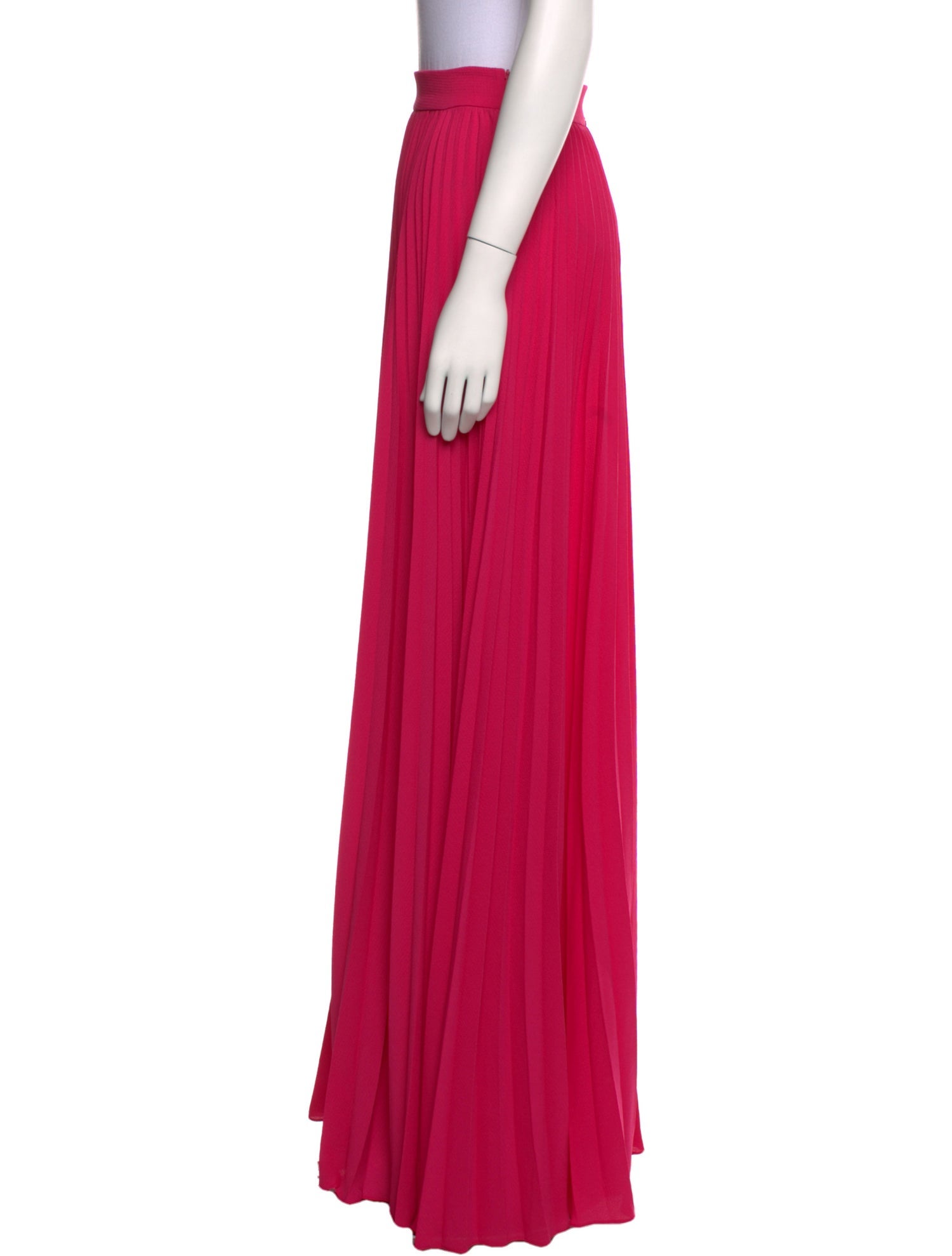 Adriana Degreas Pleated Accents Long Skirt w/ Tags