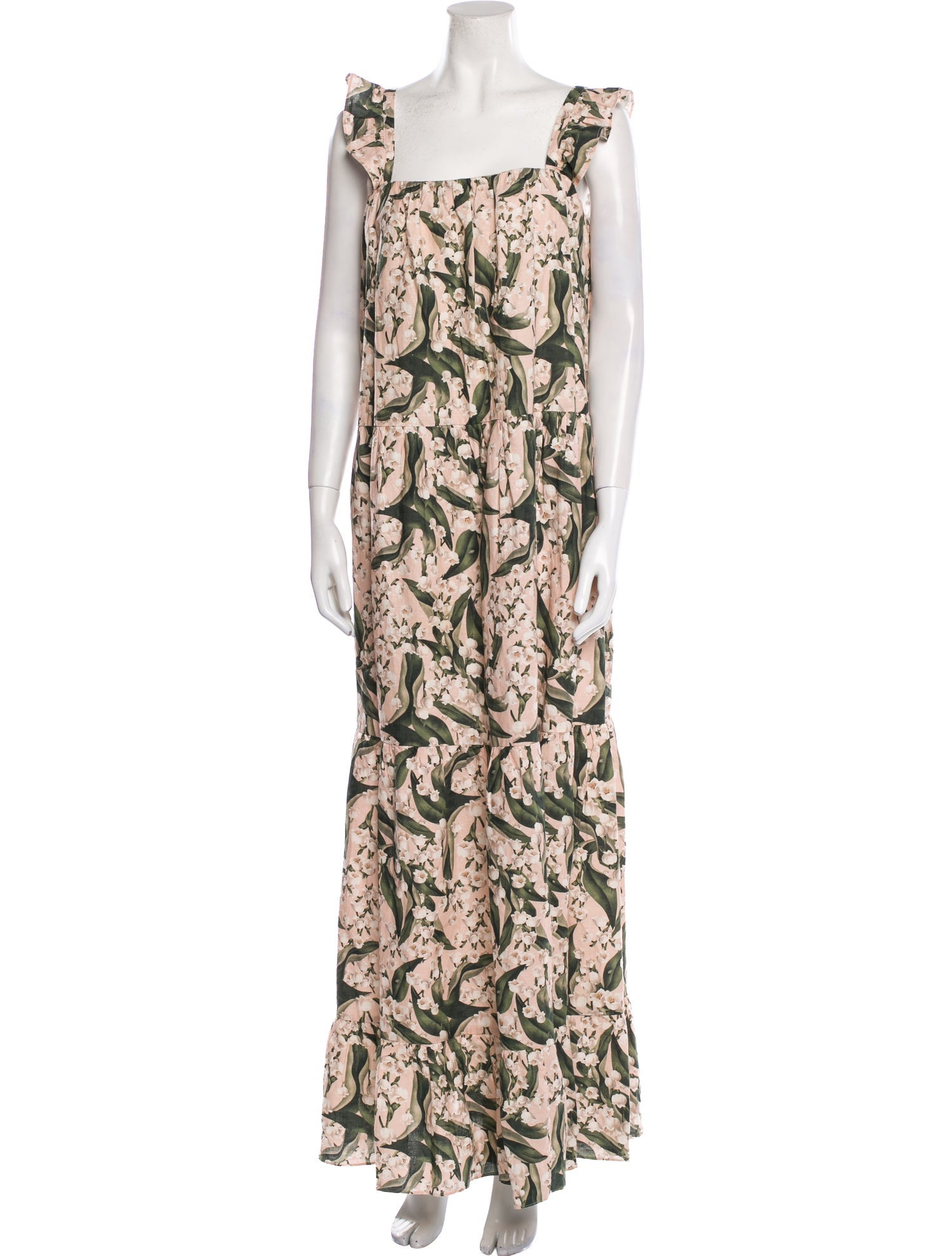 Adriana Degreas Linen Long Dress