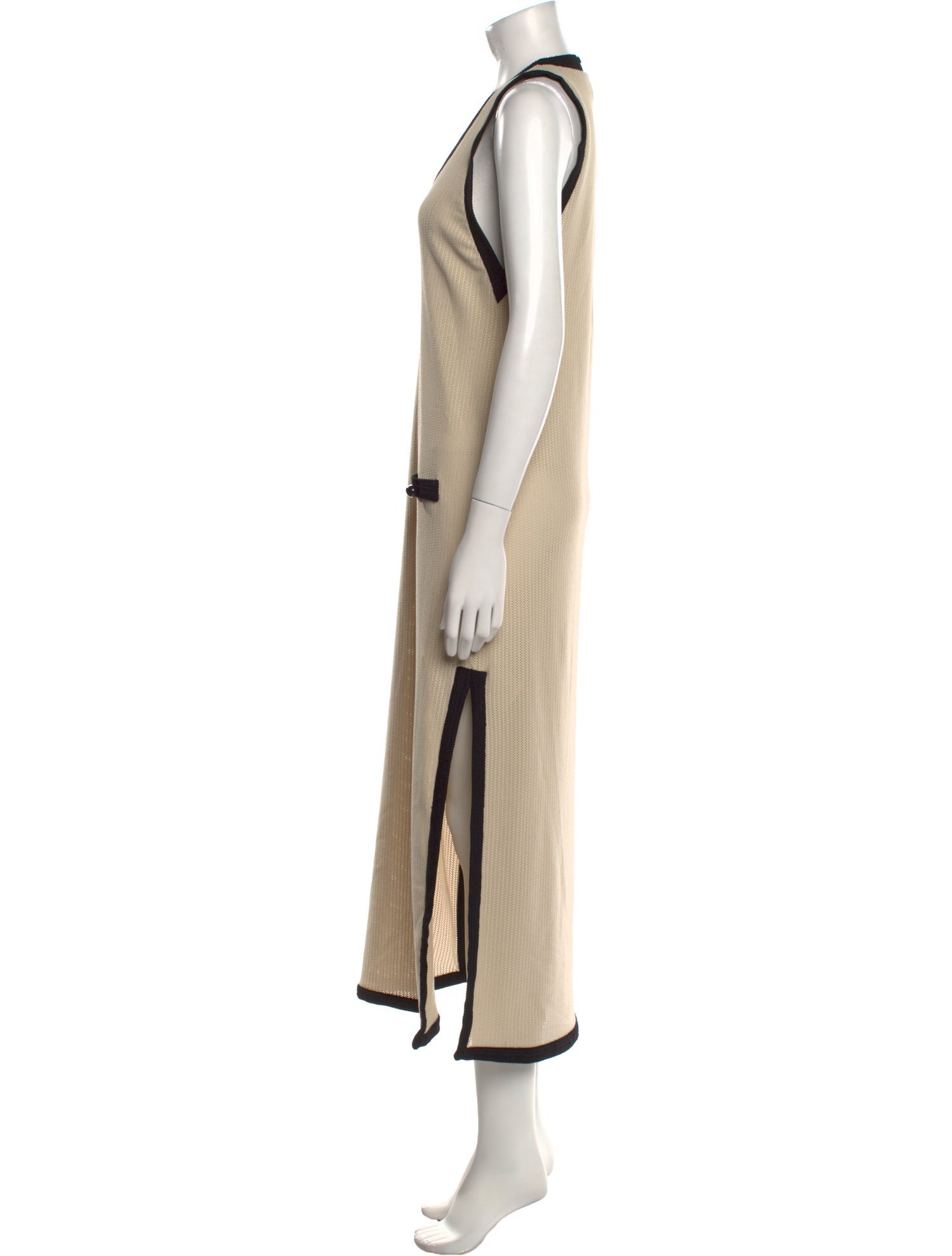 Adriana Degreas Plunge Neckline Long Dress