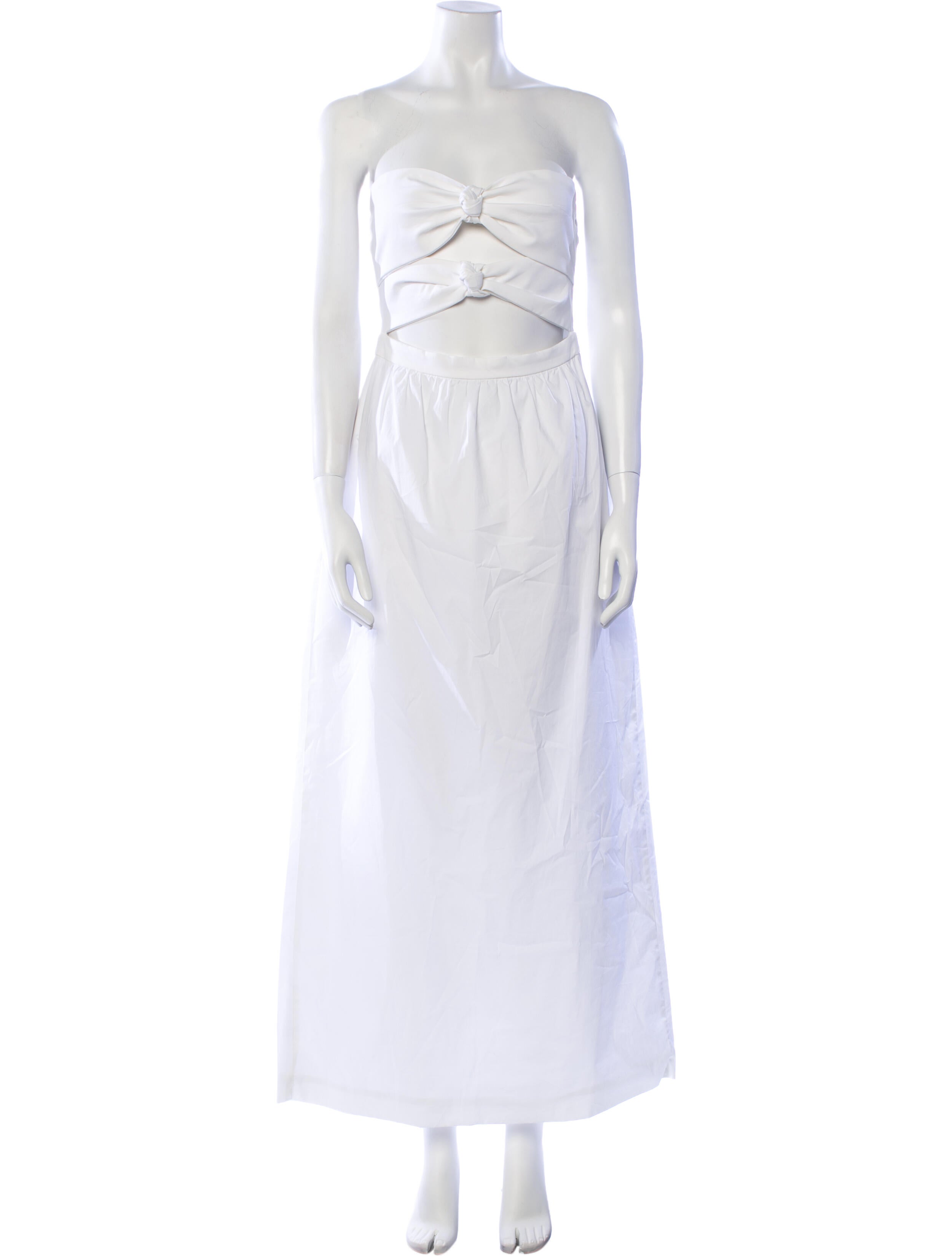 Adriana Degreas Strapless Midi Length Dress