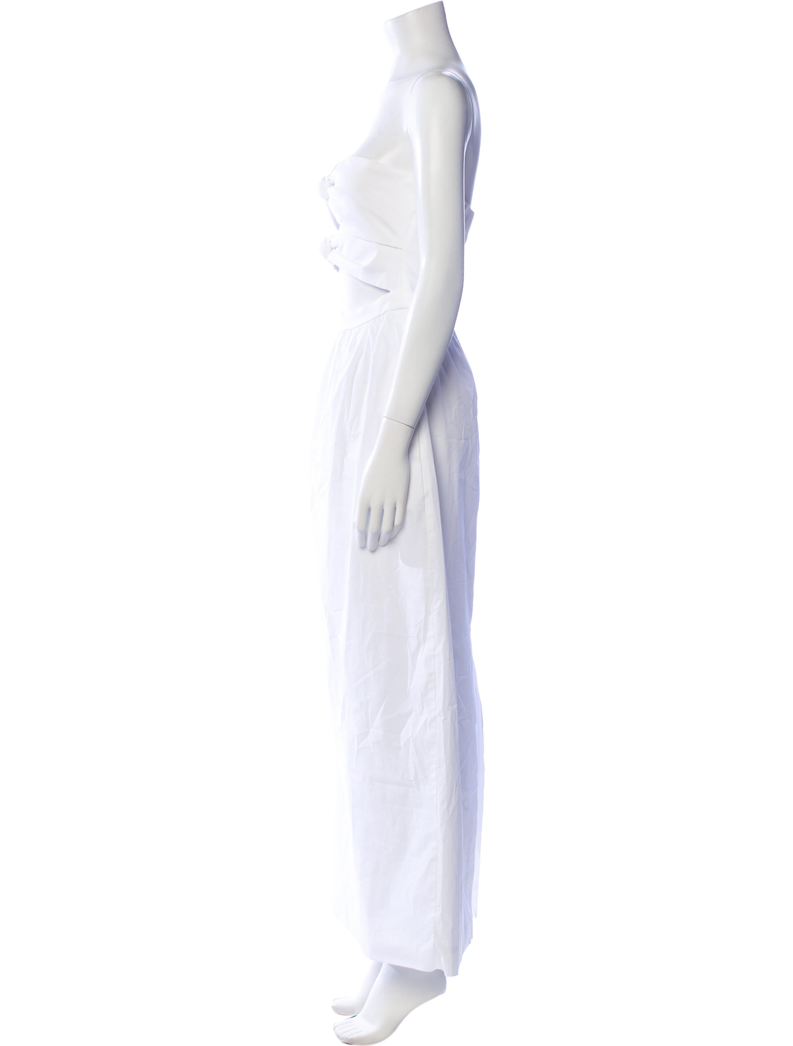 Adriana Degreas Strapless Midi Length Dress