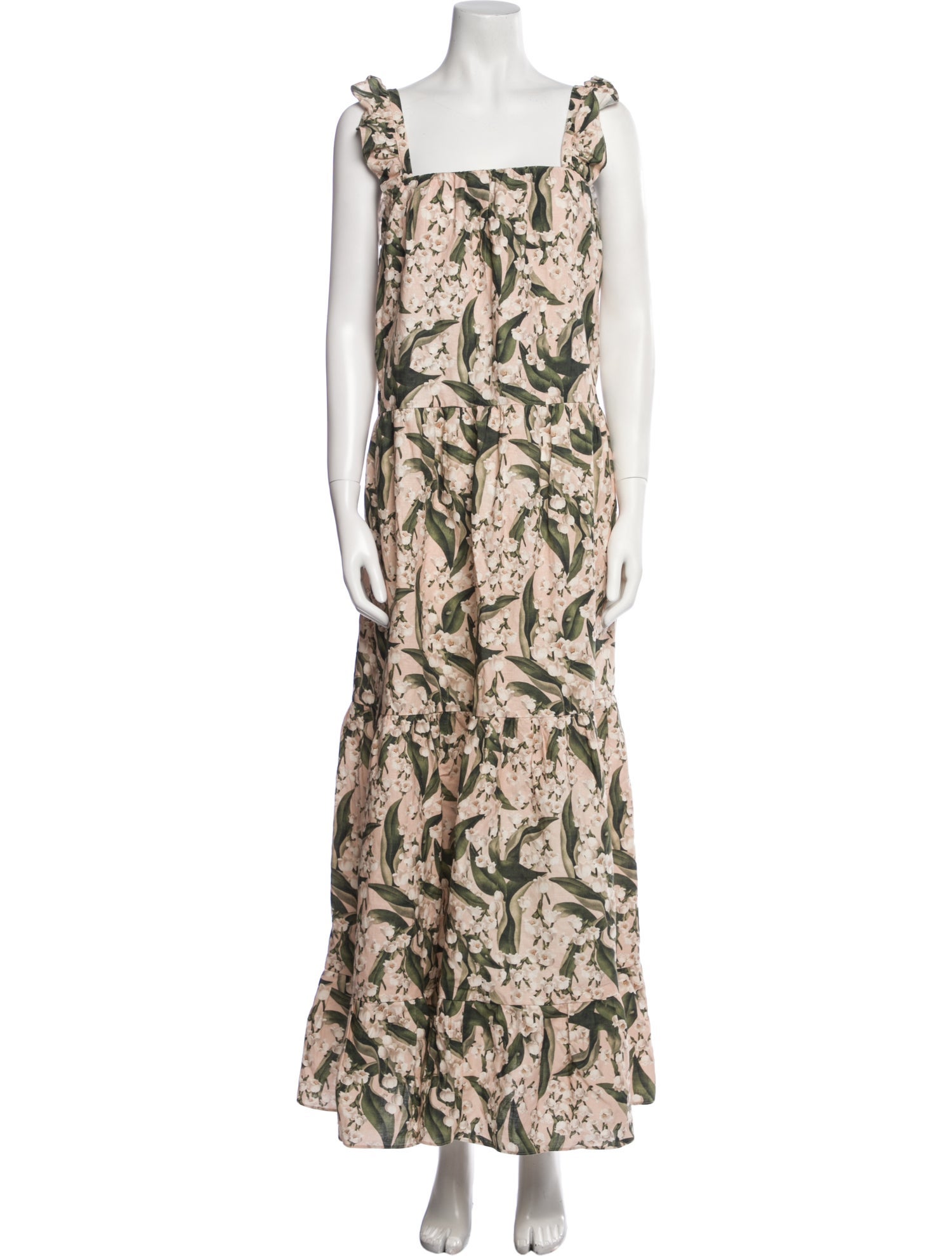 Adriana Degreas Floral Print Long Dress