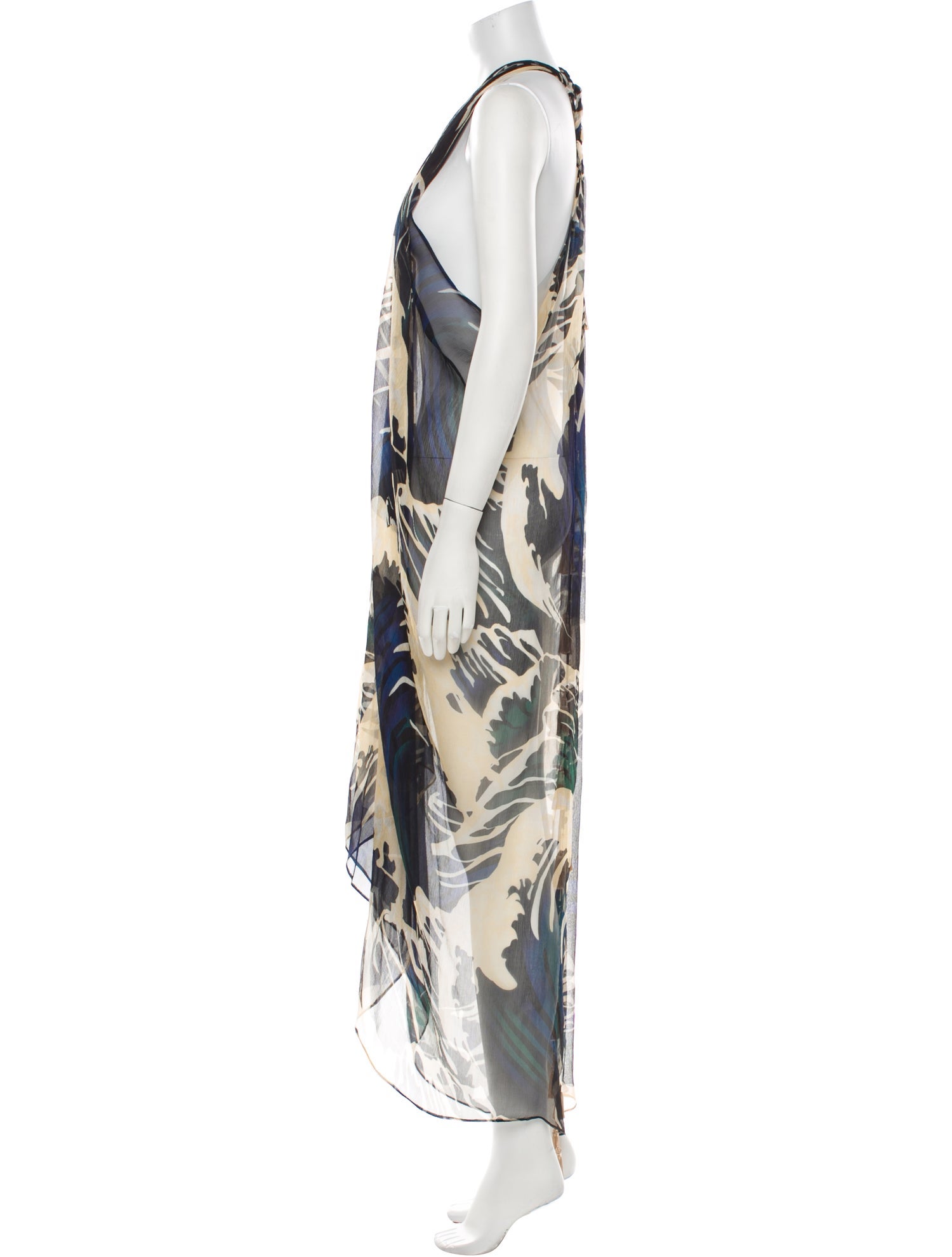 Adriana Degreas Silk Printed Robe