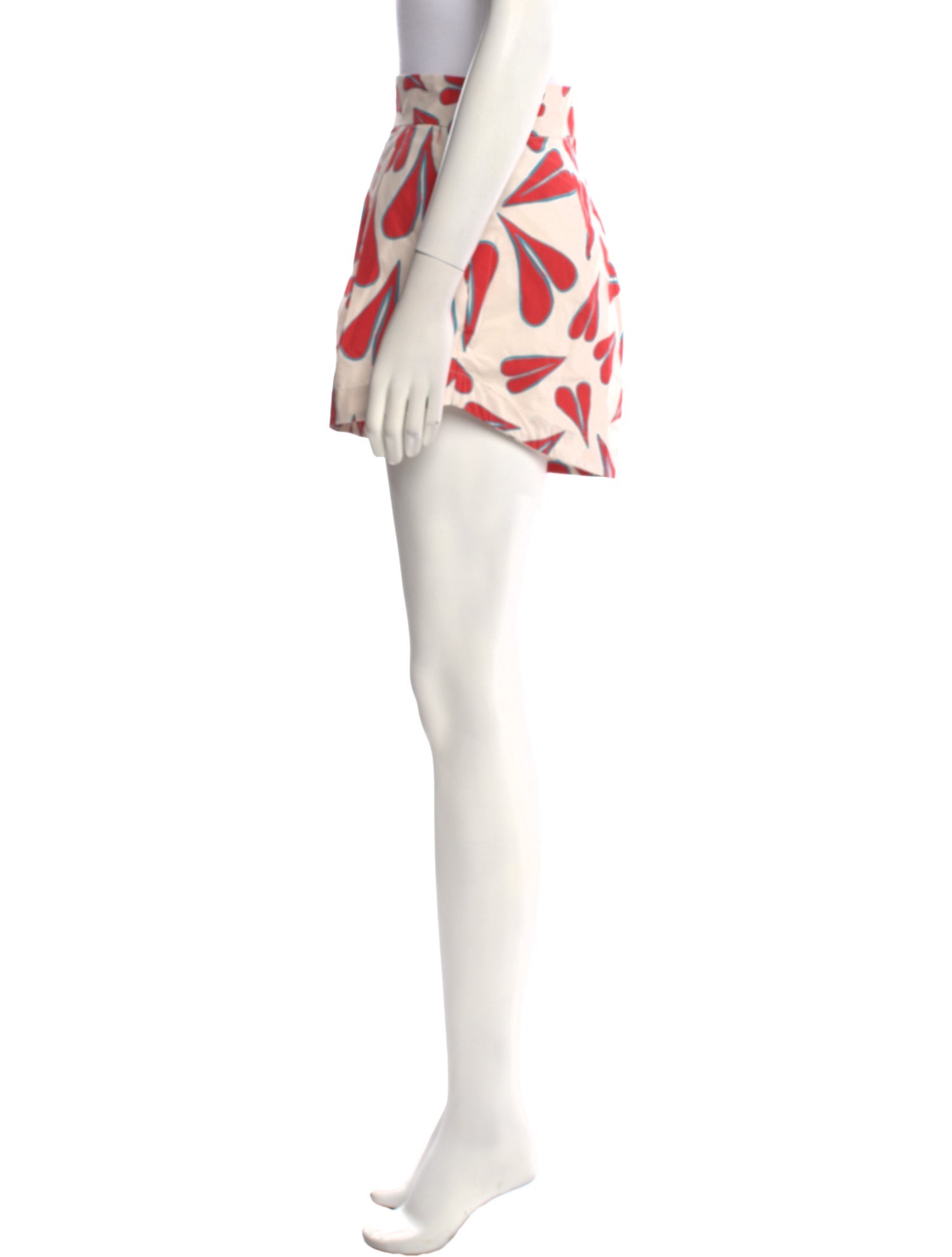 Adriana Degreas Printed Mini Shorts w/ Tags