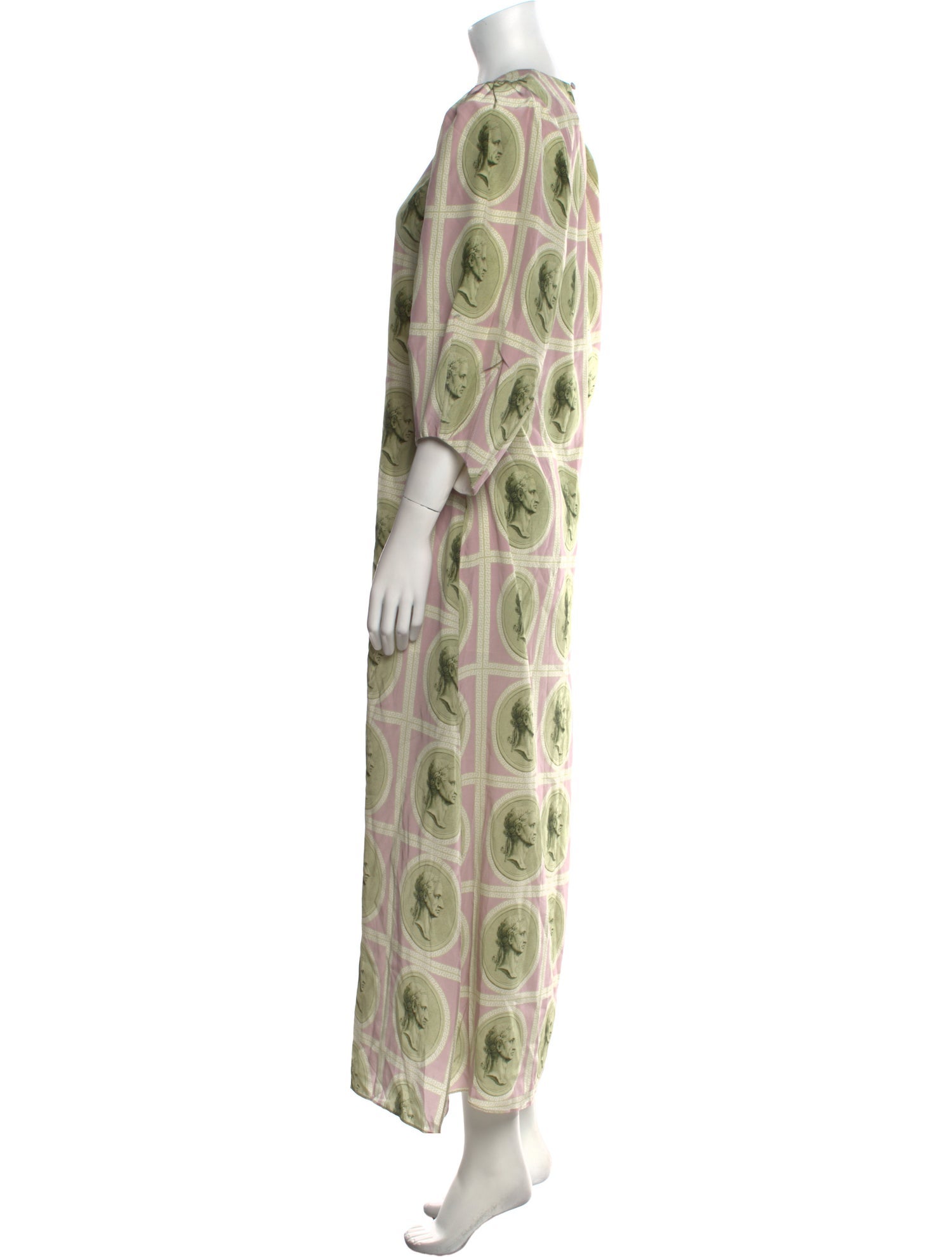 Adriana Degreas Silk Long Dress
