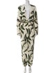 Adriana Degreas Silk Printed Jumpsuit