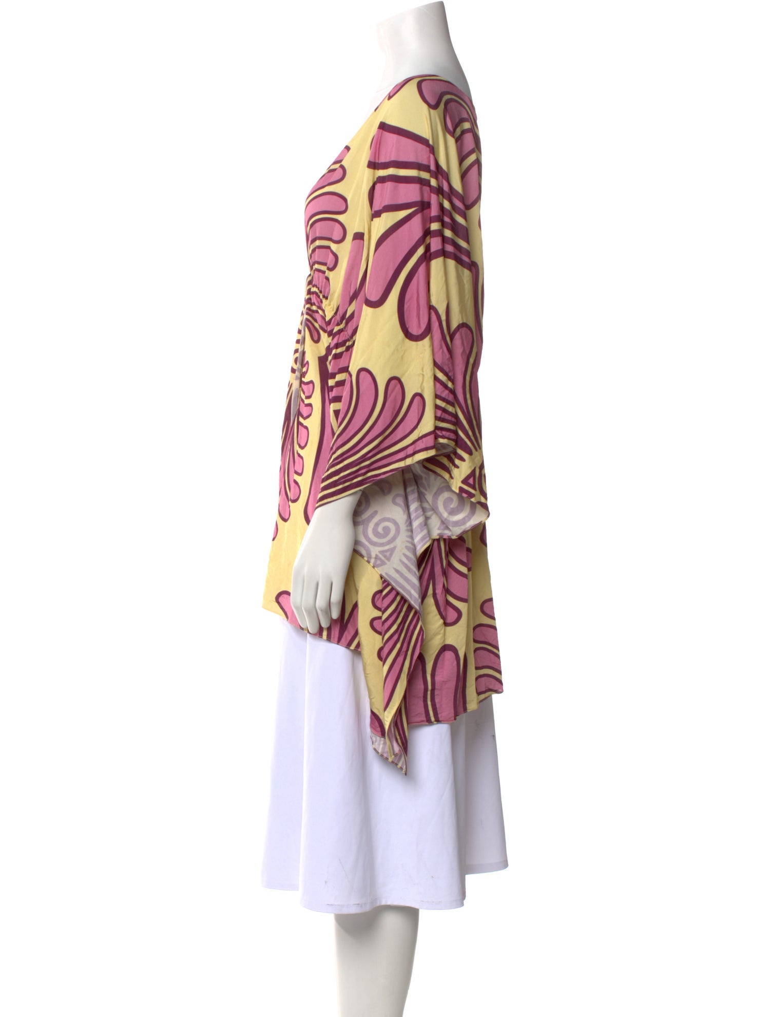 Adriana Degreas Printed V-Neck Tunic