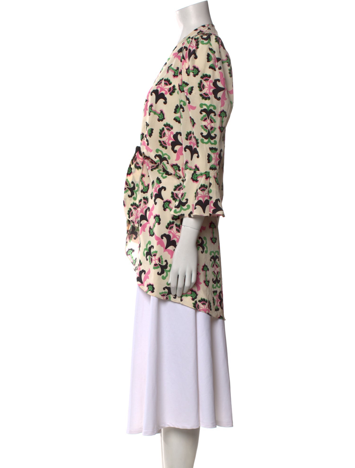 Adriana Degreas Silk Printed Tunic